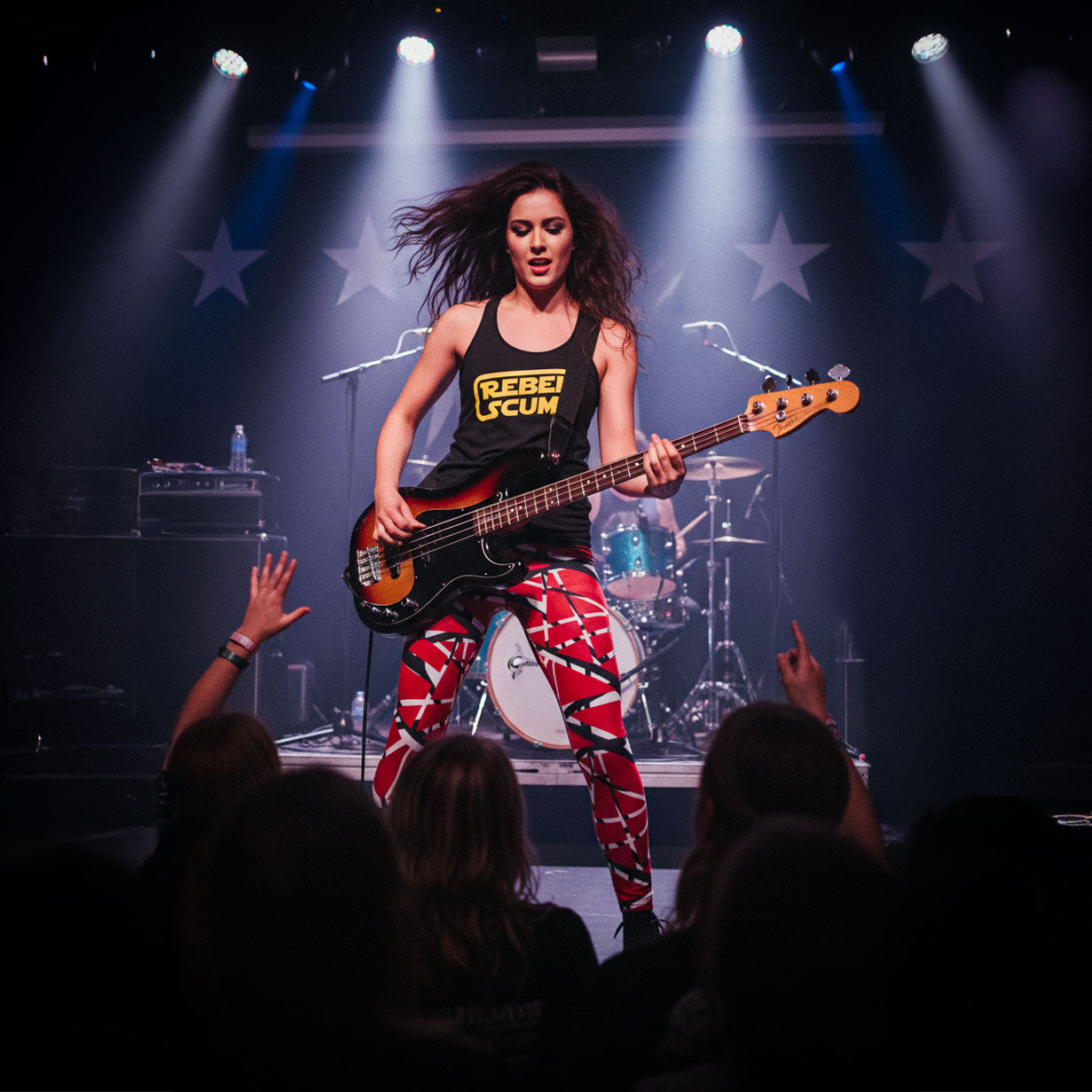 Frankenstripe Yoga Leggings