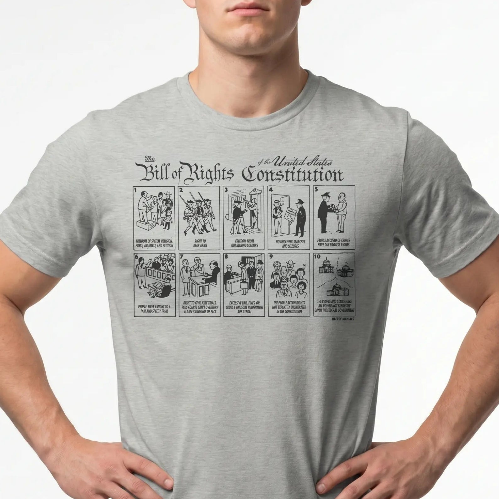 The Illustrated Bill of Rights T-Shirt