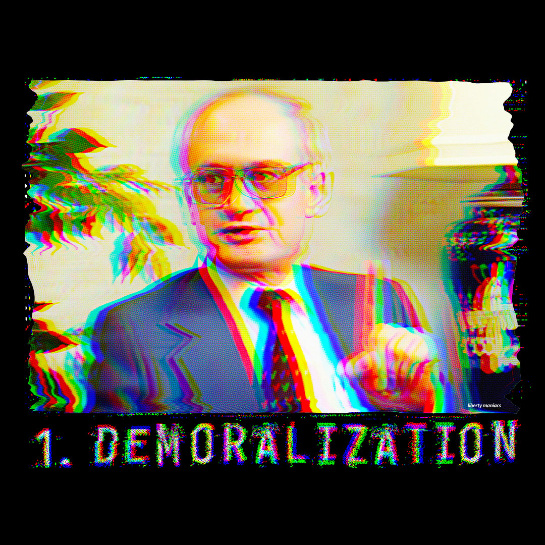Yuri Bezmenov 1st Stage of of Ideological Subversion T-Shirt