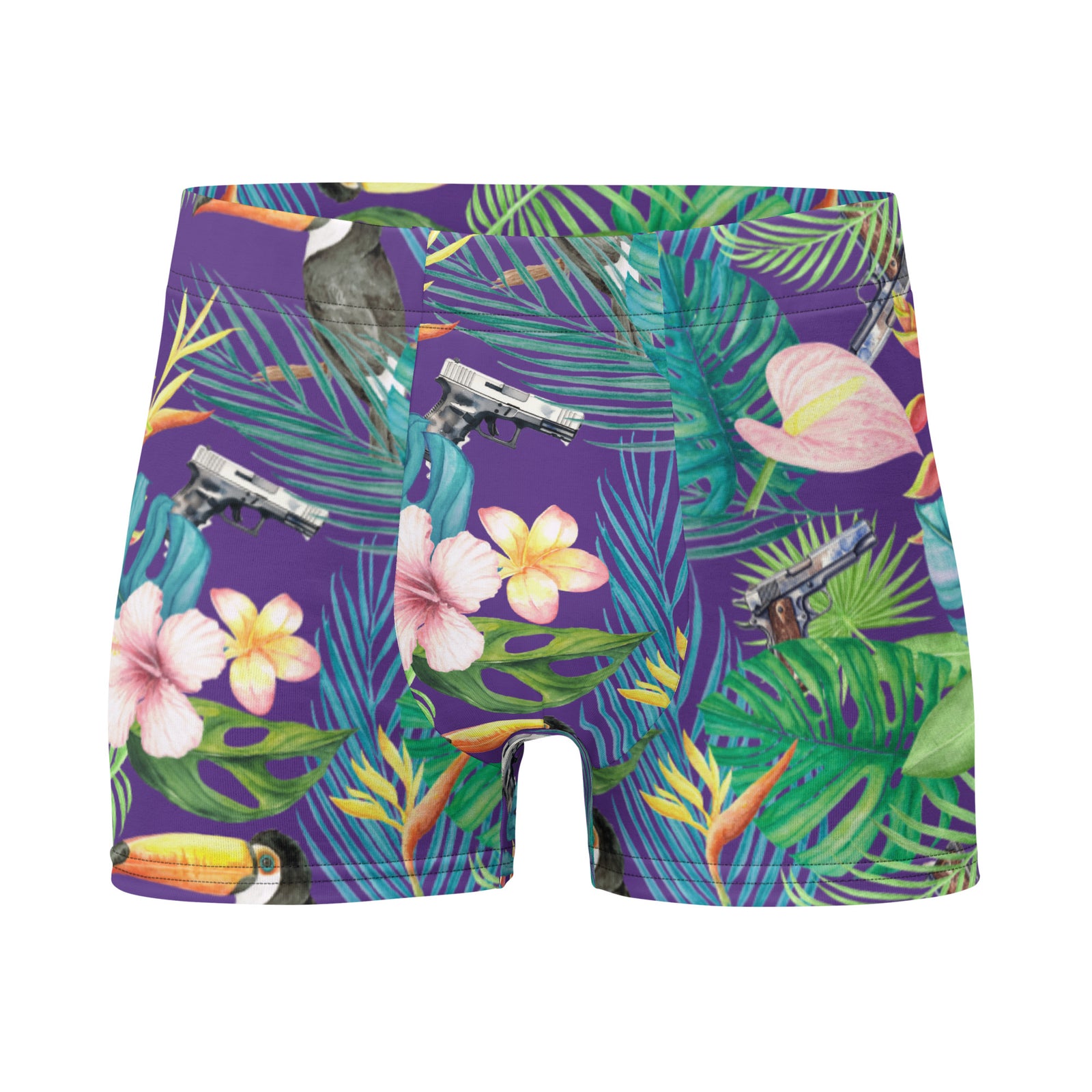 Hibiscus Bang Bang Sunset Hawaiian Boxer Briefs