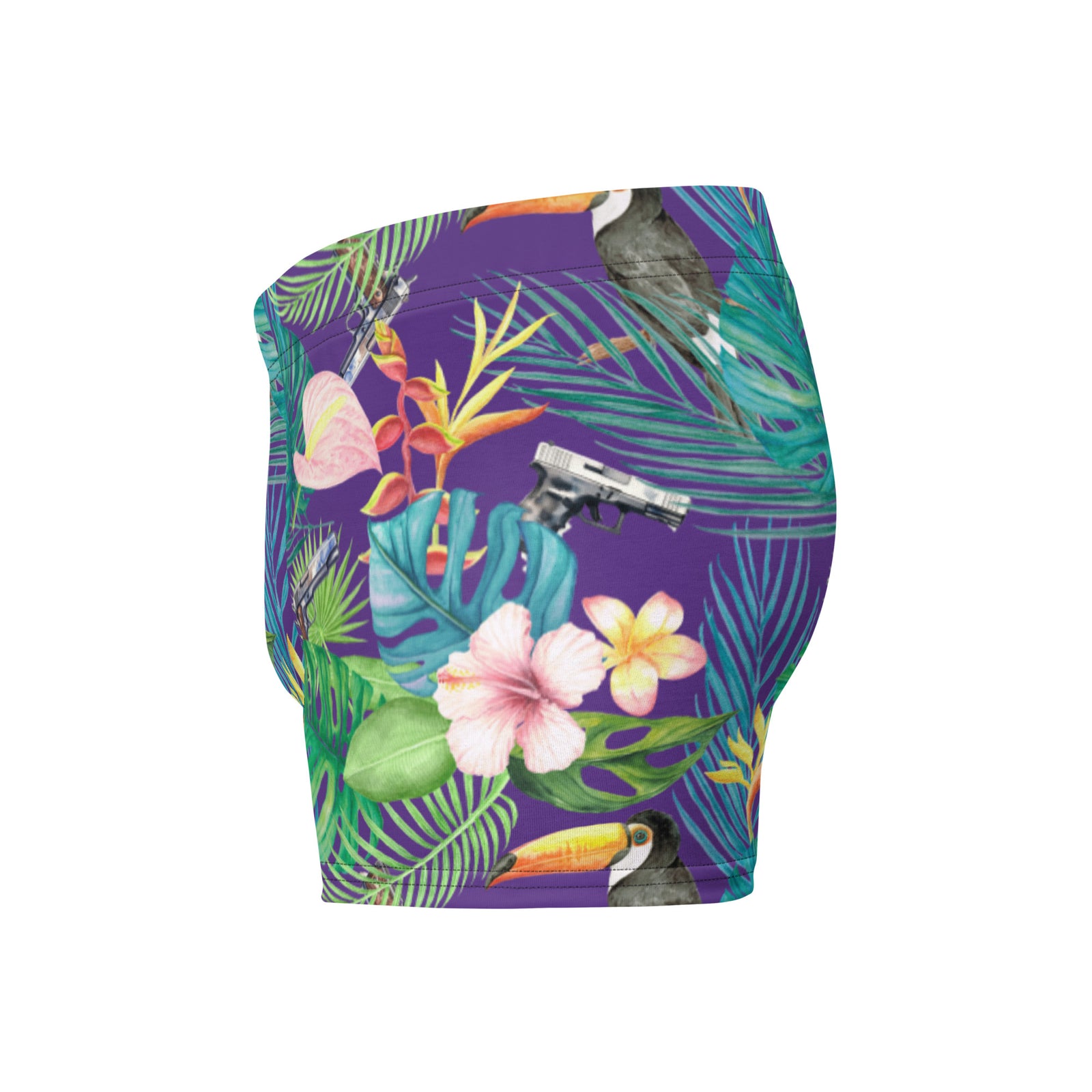 Hibiscus Bang Bang Sunset Hawaiian Boxer Briefs