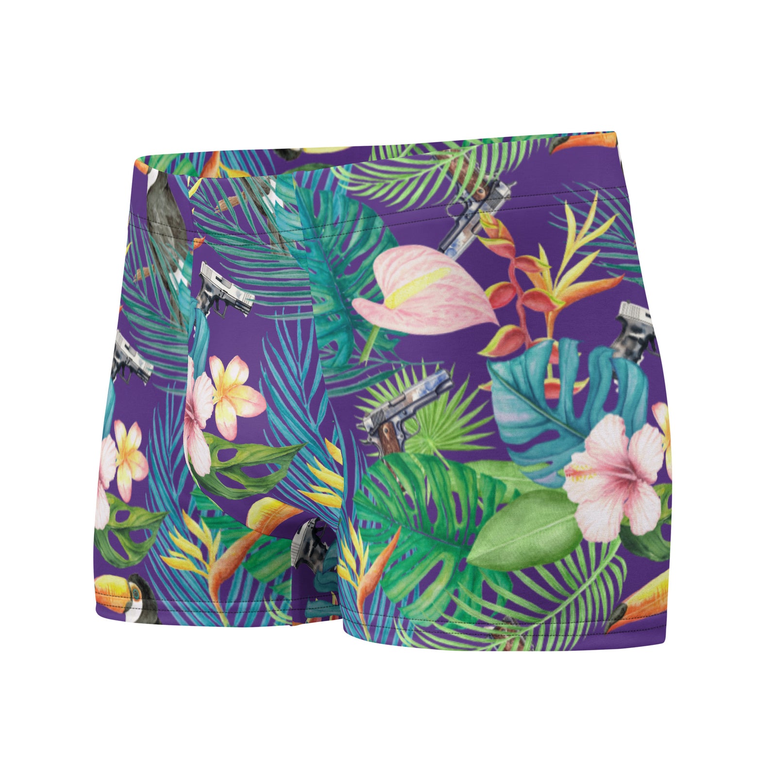 Hibiscus Bang Bang Sunset Hawaiian Boxer Briefs