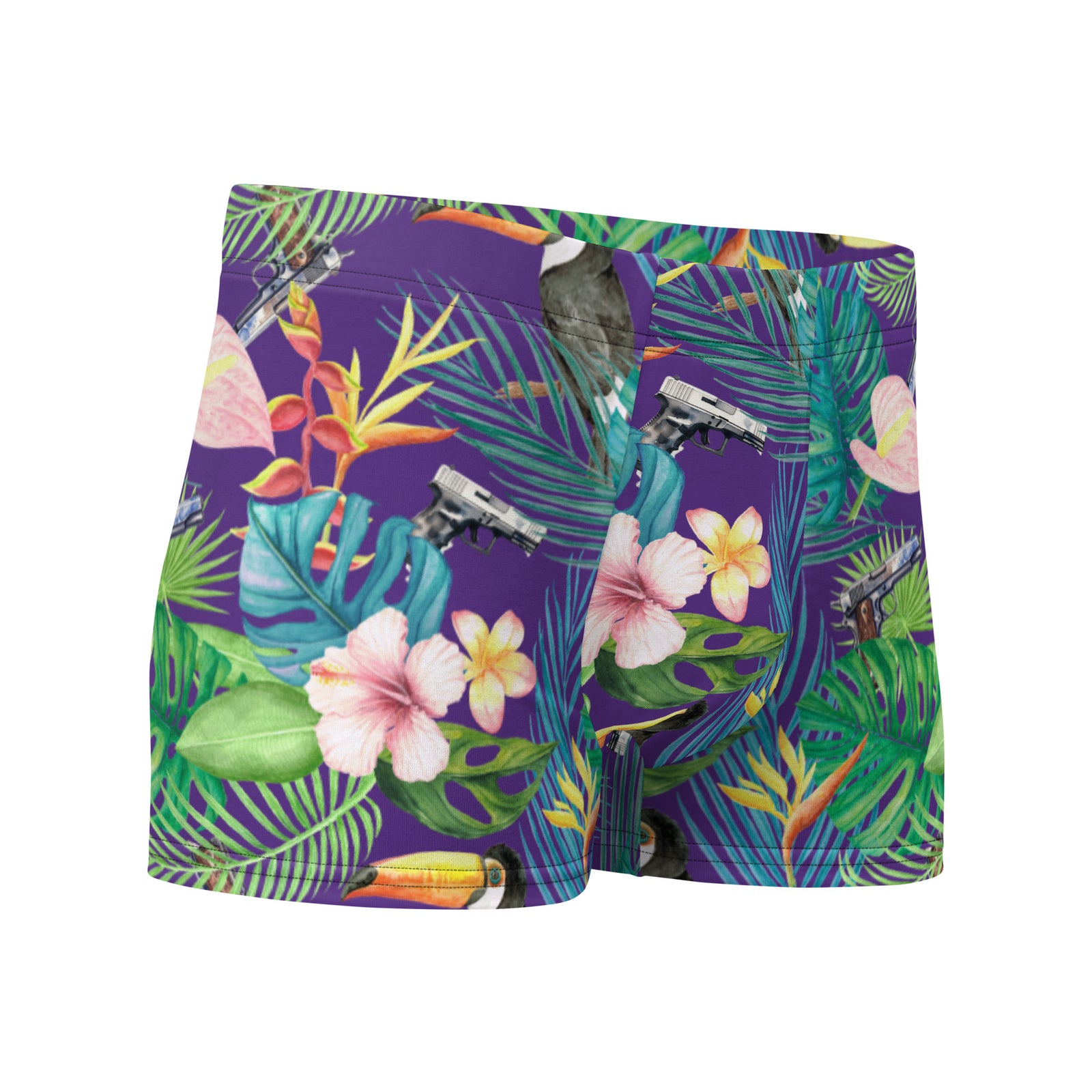 Hibiscus Bang Bang Sunset Hawaiian Boxer Briefs