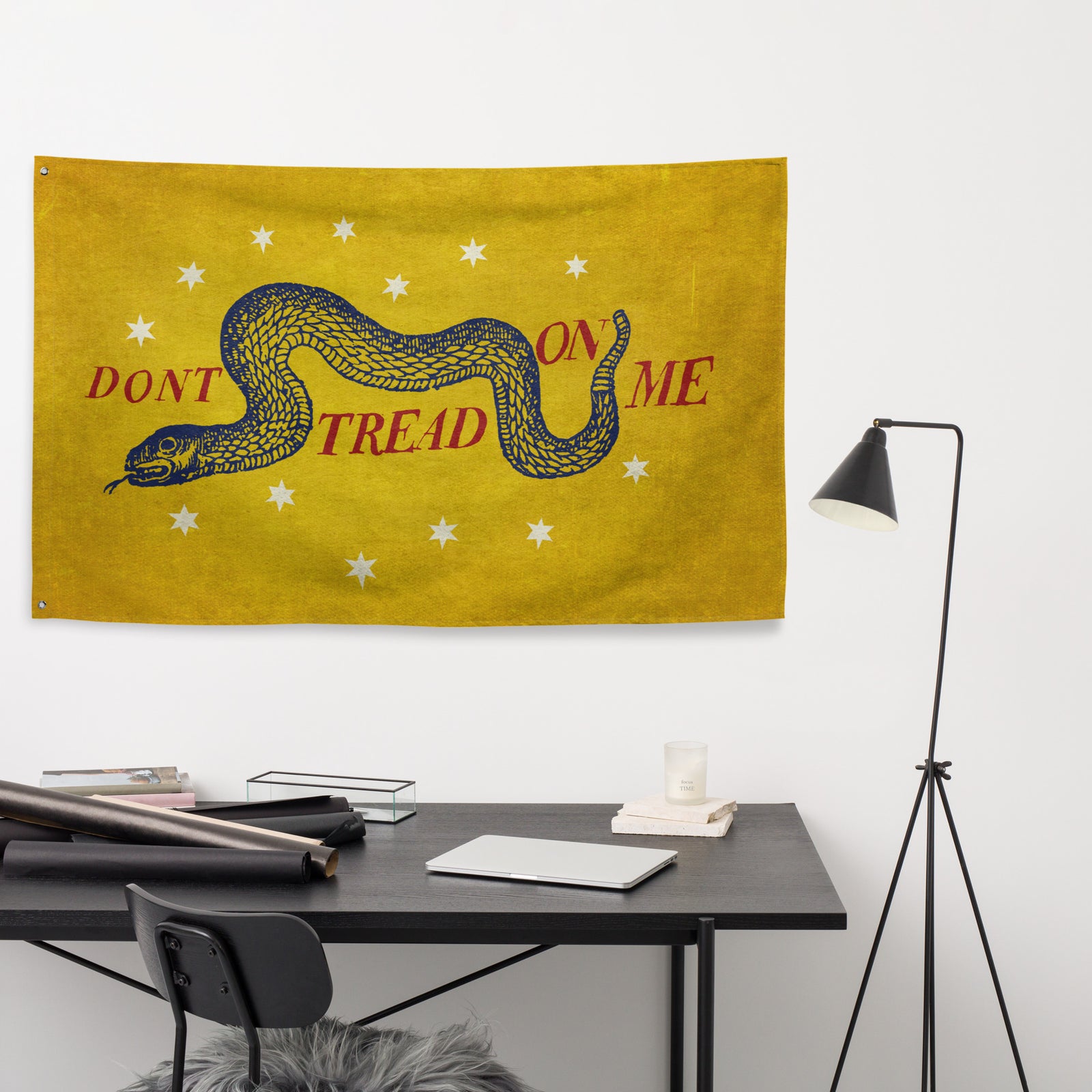 Don't Tread On Me Rattlesnake Colonial Flag
