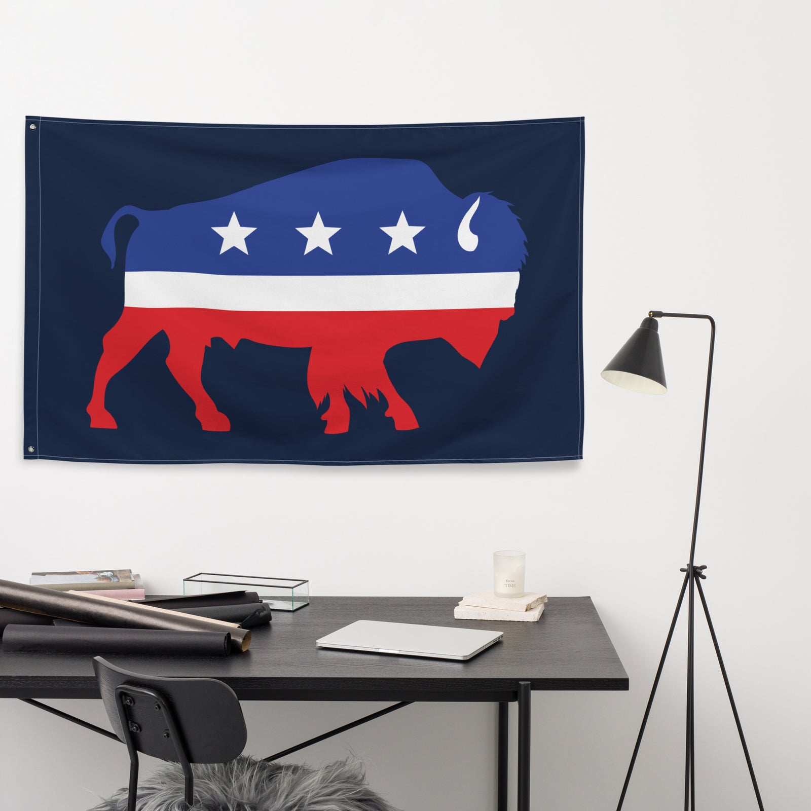 Independent Bison Flag