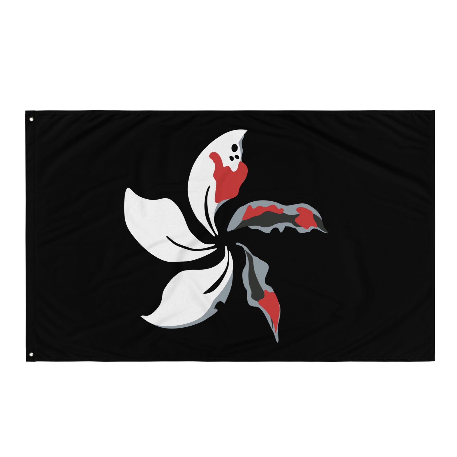 Black Bauhinia Hong Kong Protest Flag
