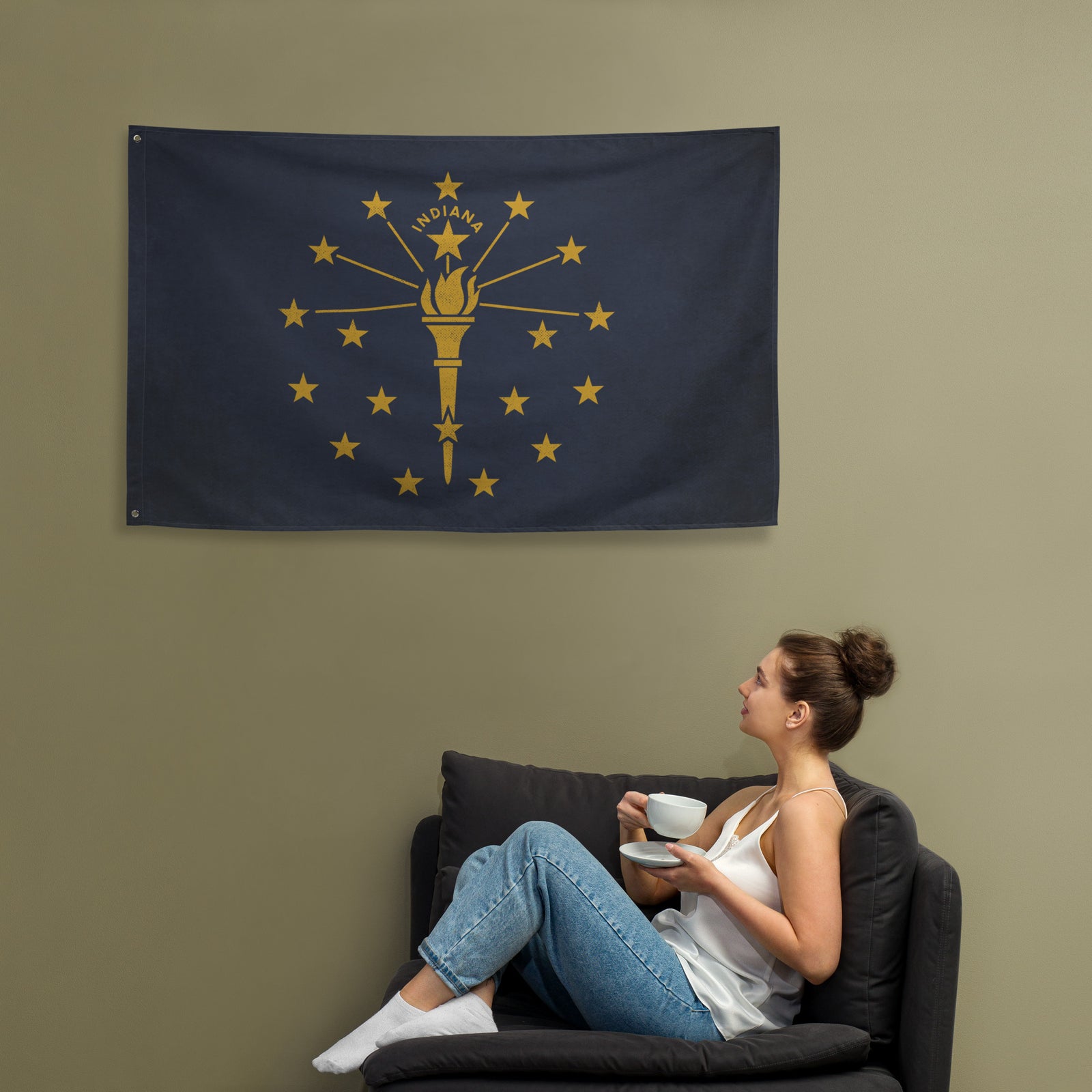 Indiana State Flag