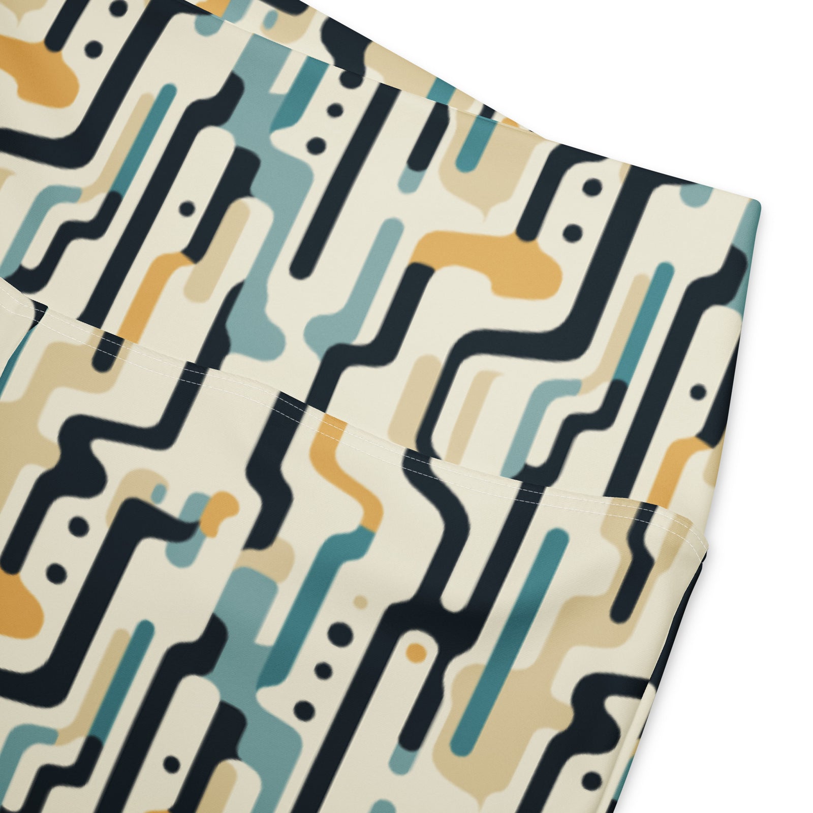 Midcentury Doodle Flare Leggings