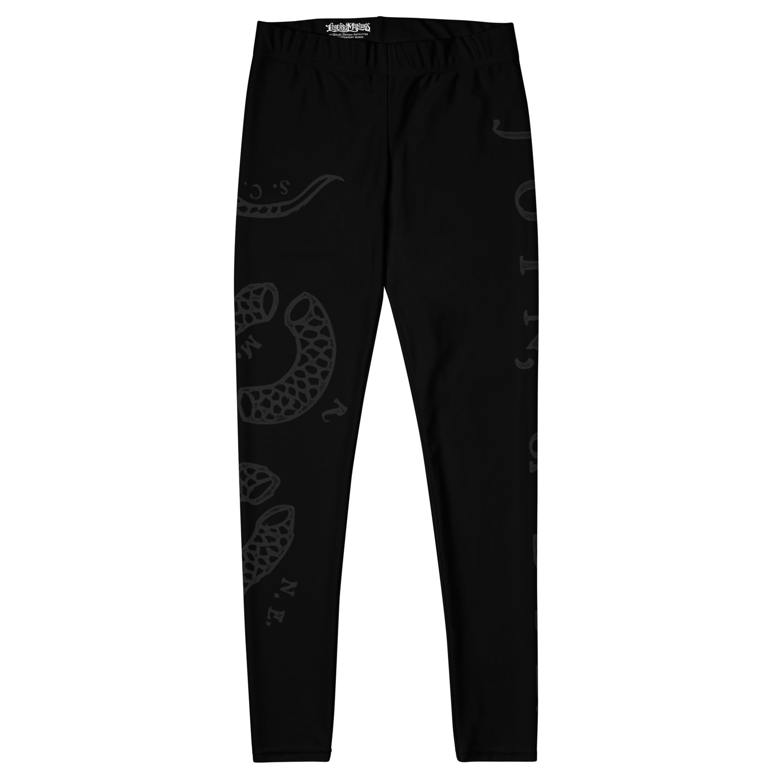 Join or Die Muted Black Leggings