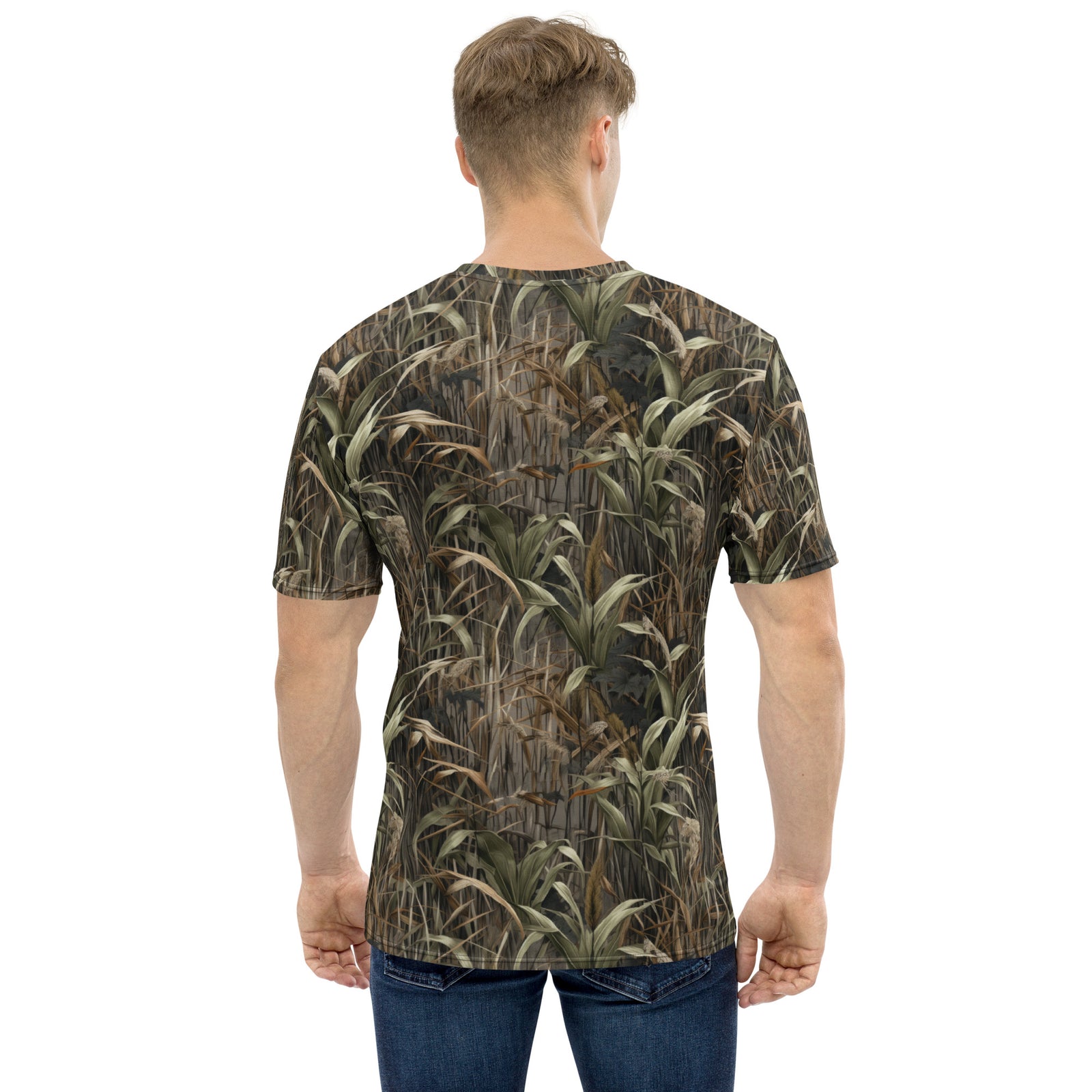 StealthBlend Marsh Camouflage Men's T-Shirt