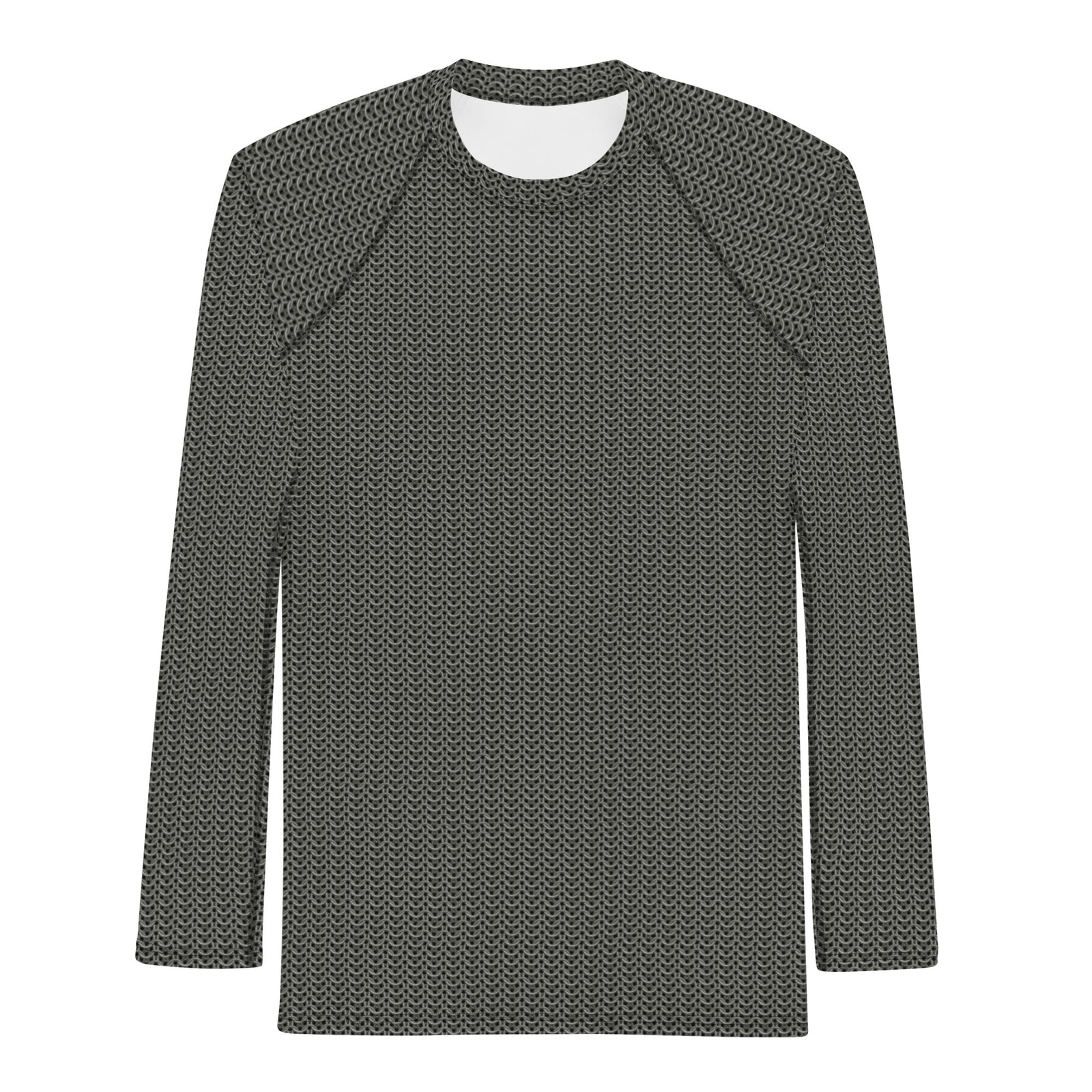 Chainmail Pattern Liberty Maniacs Men's Rash Guard