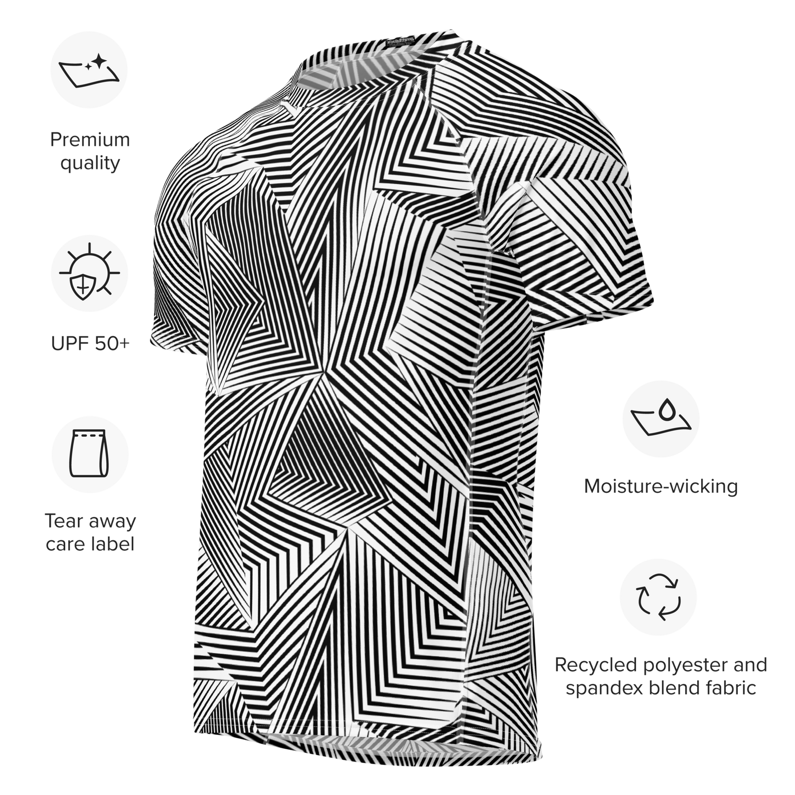 Dazzle Camo Men’s Performance Shirt