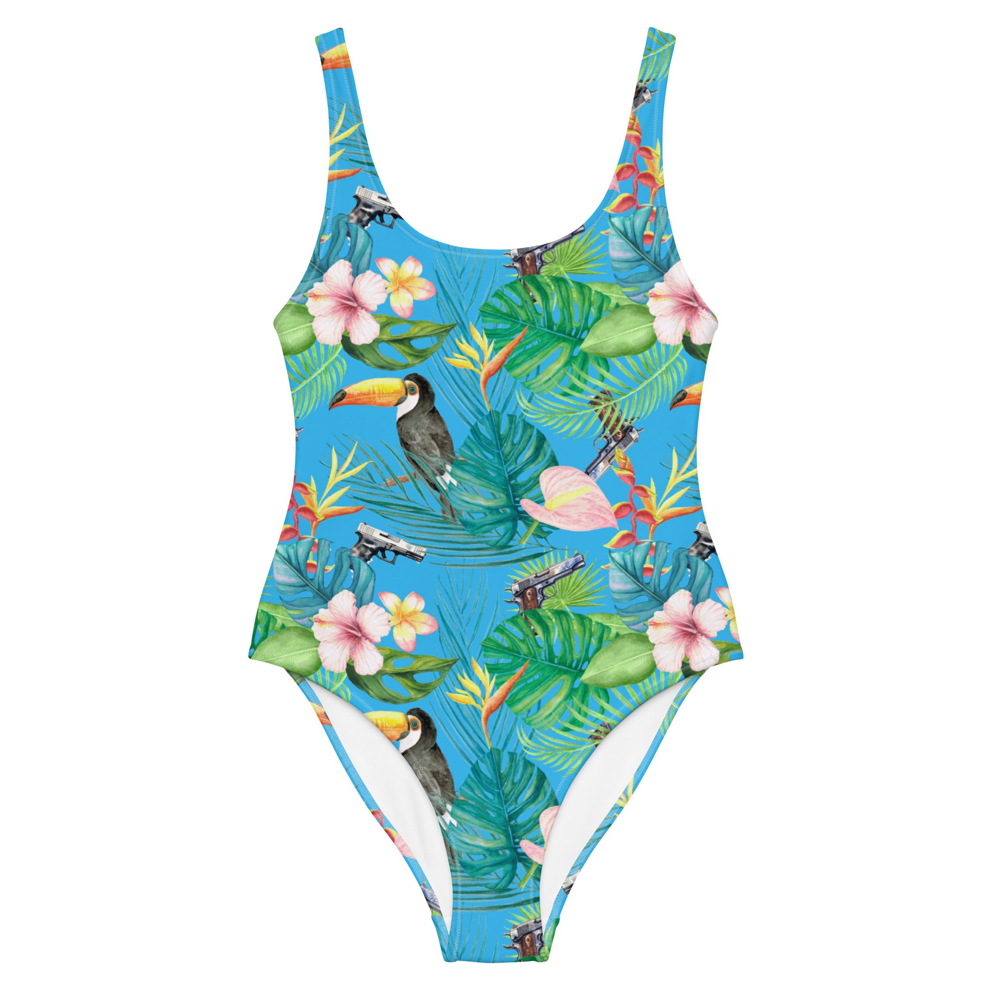 Hibiscus Bang Bang Hawaiian One-Piece Swimsuit