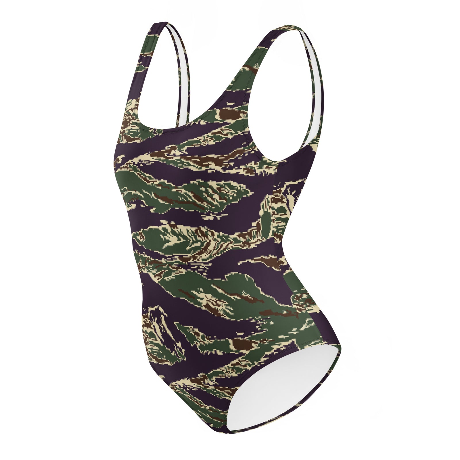 Taiwan Marine Corps Digital Tiger Stripe Camo One-Piece Swimsuit