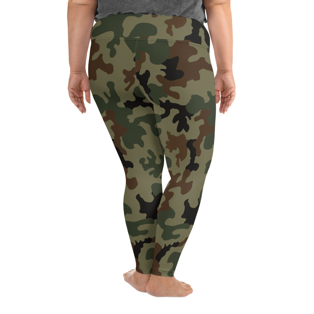 Seek and Disrupt Camo Plus Size Leggings
