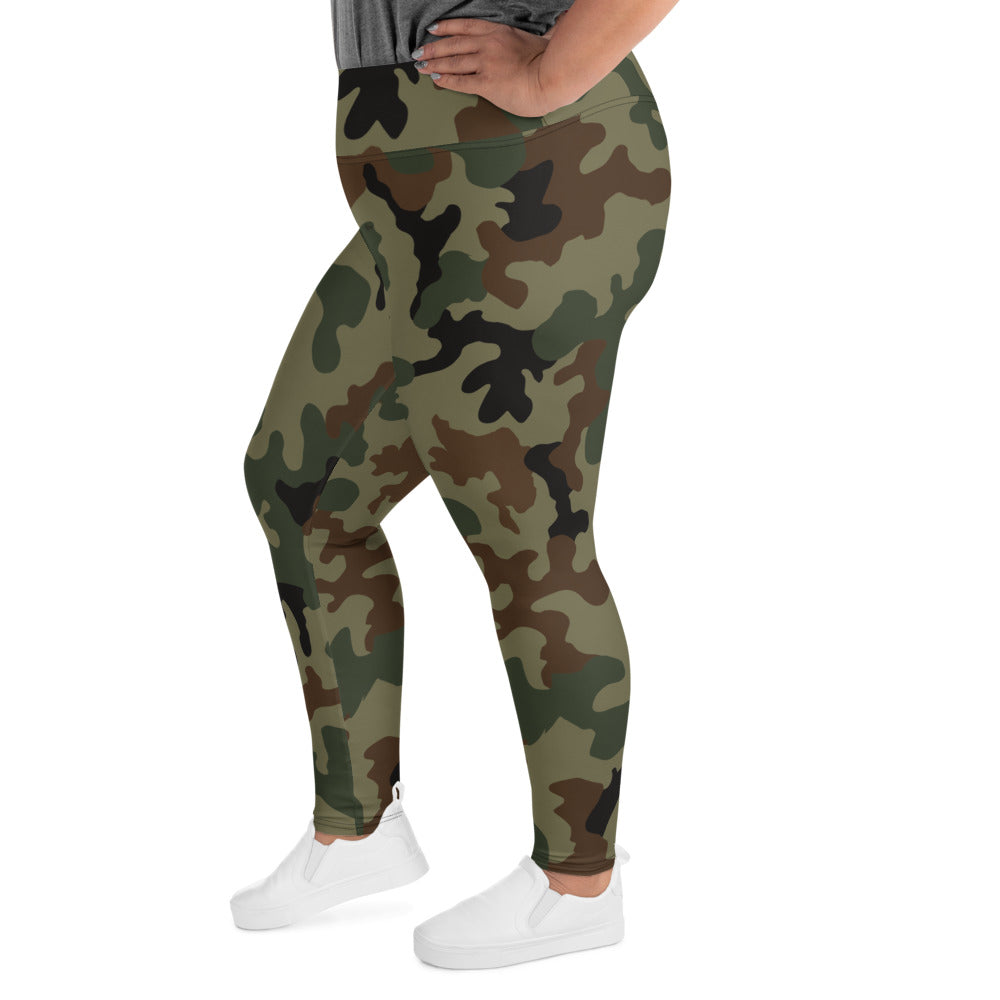 Seek and Disrupt Camo Plus Size Leggings