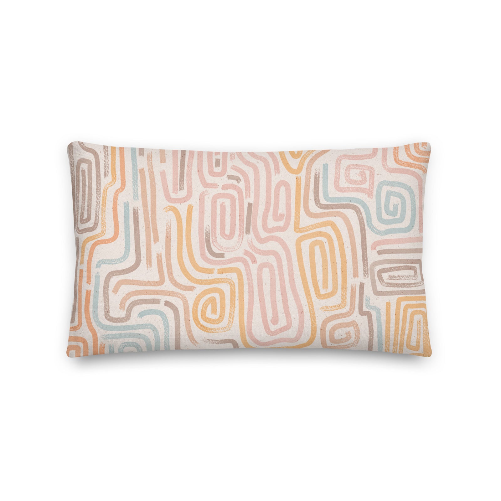 Abstrakt Serenity Throw Pillow