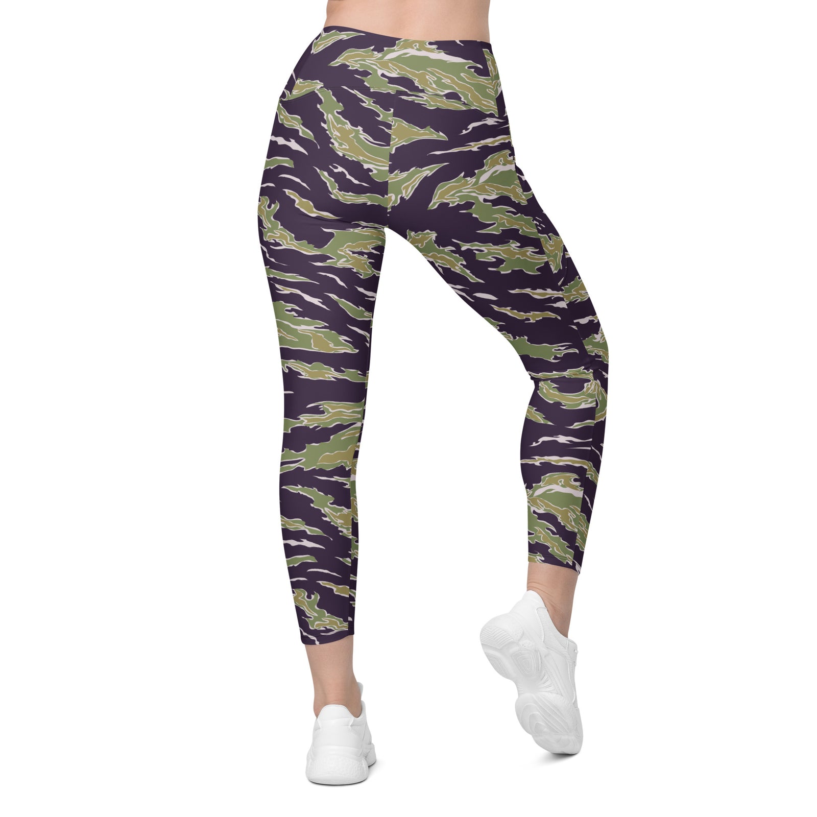Jungle Tiger Stripe Pocket Leggings