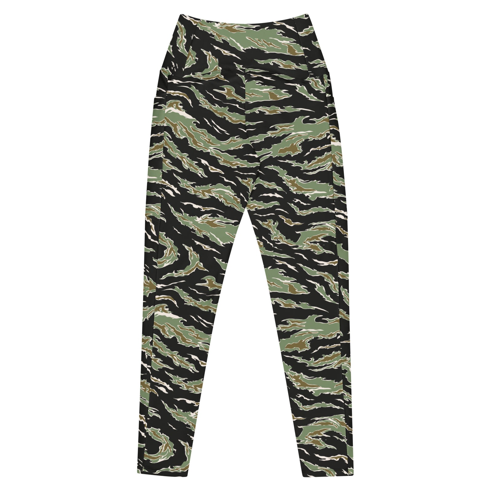 Tiger Stripe Camo Leggings with Pockets