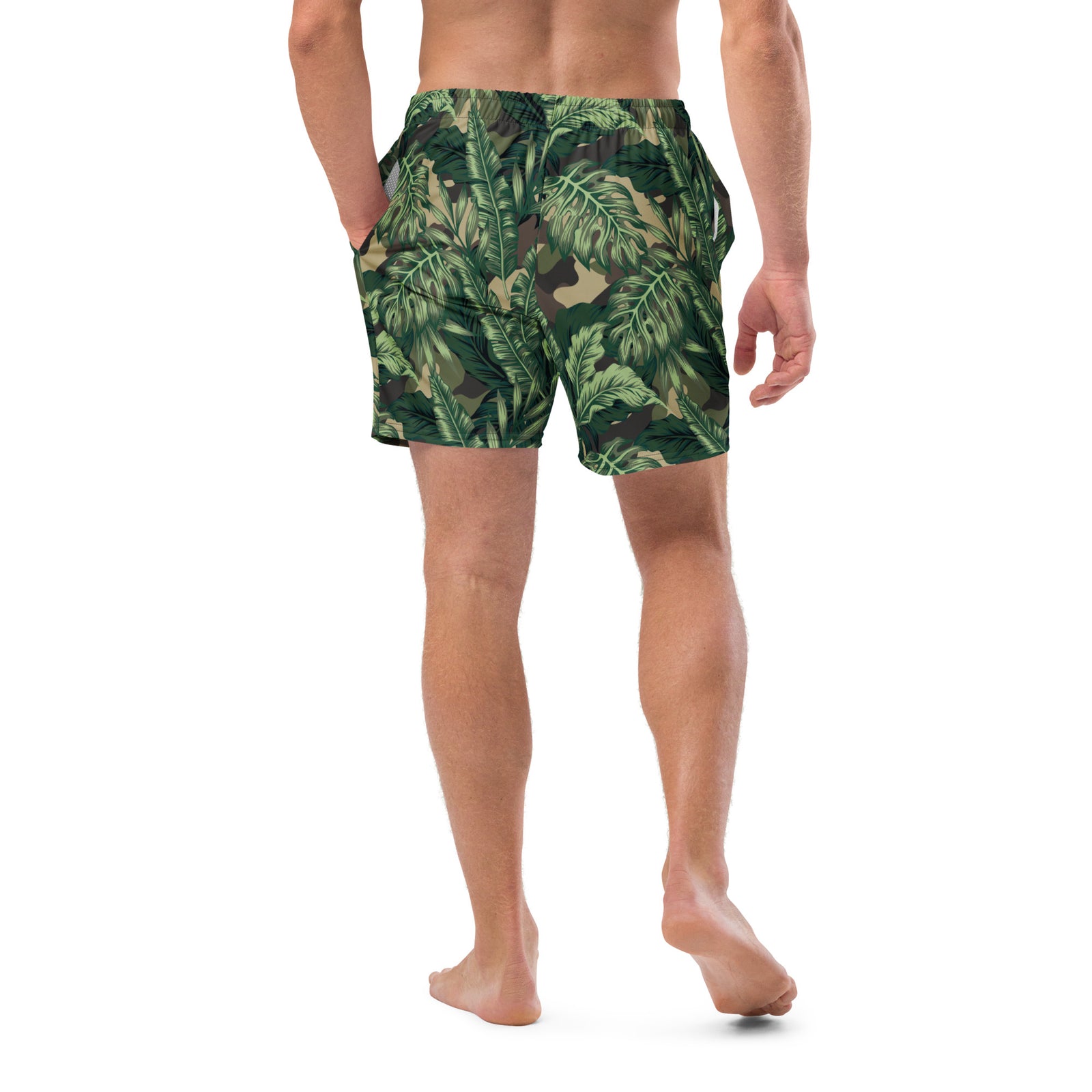 Camo LuauMen's swim trunks