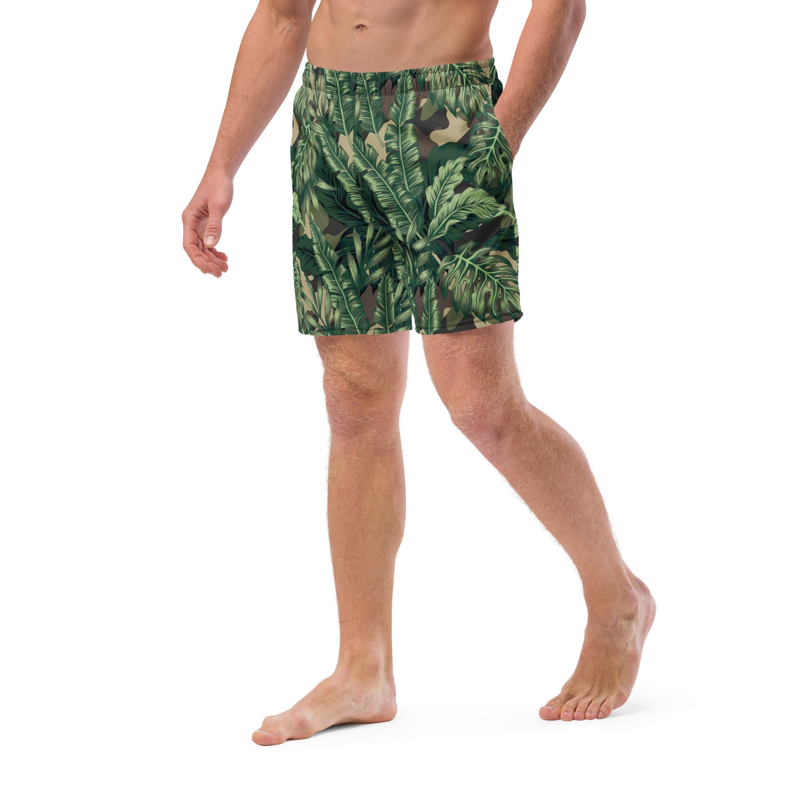 Camo LuauMen's swim trunks