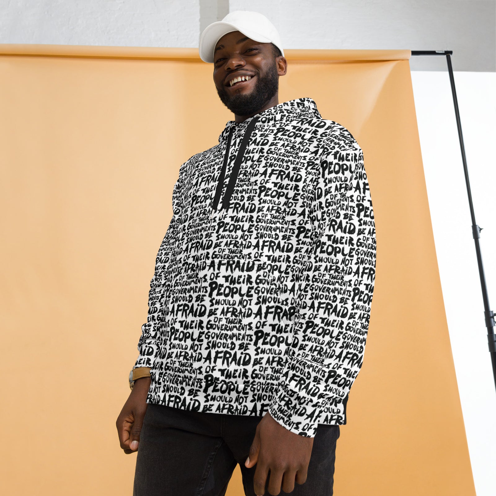 People Should Not Be Afraid of Their Governments Jefferson Quote Hoodie