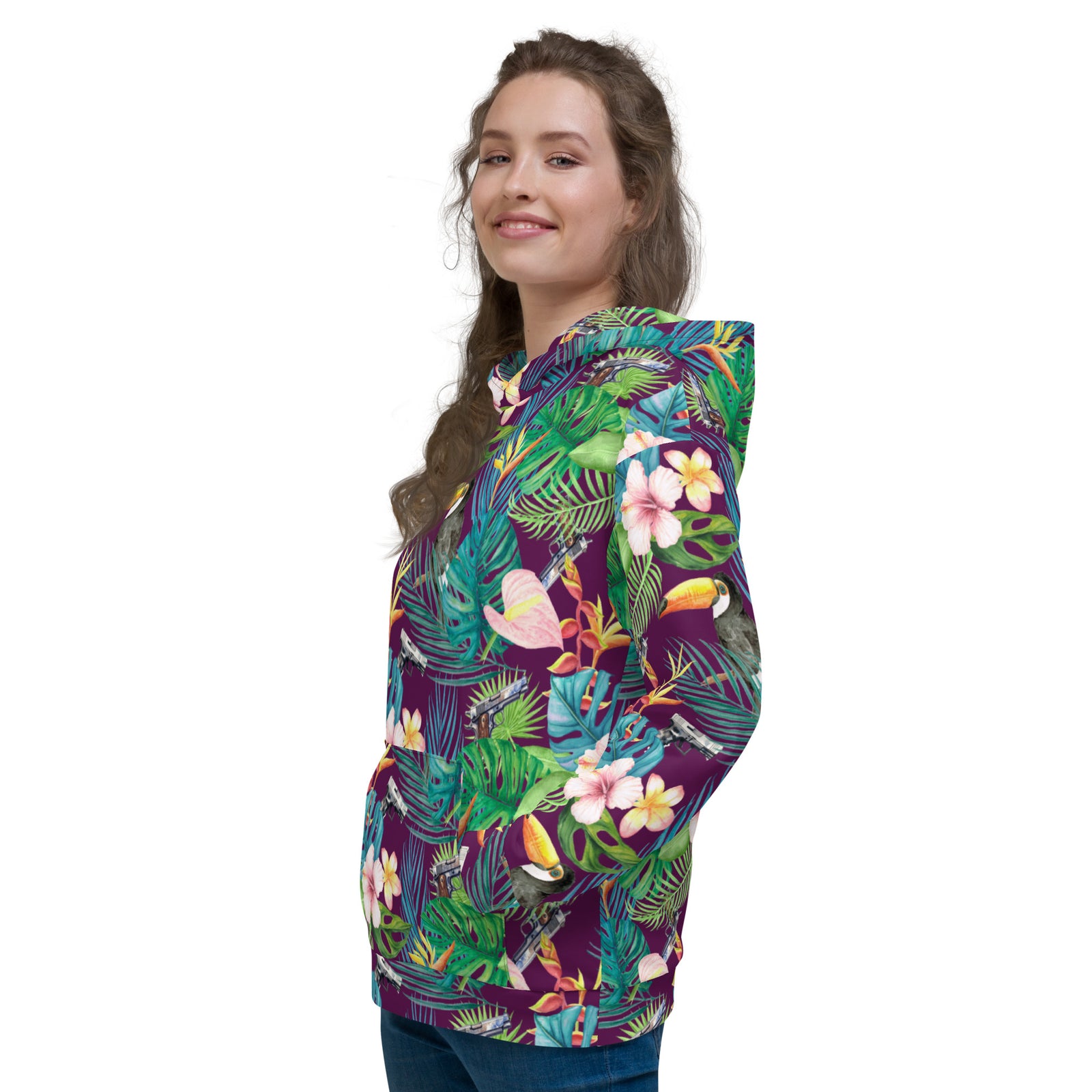 Hibiscus Bang Bang Hawaiian Hoodie