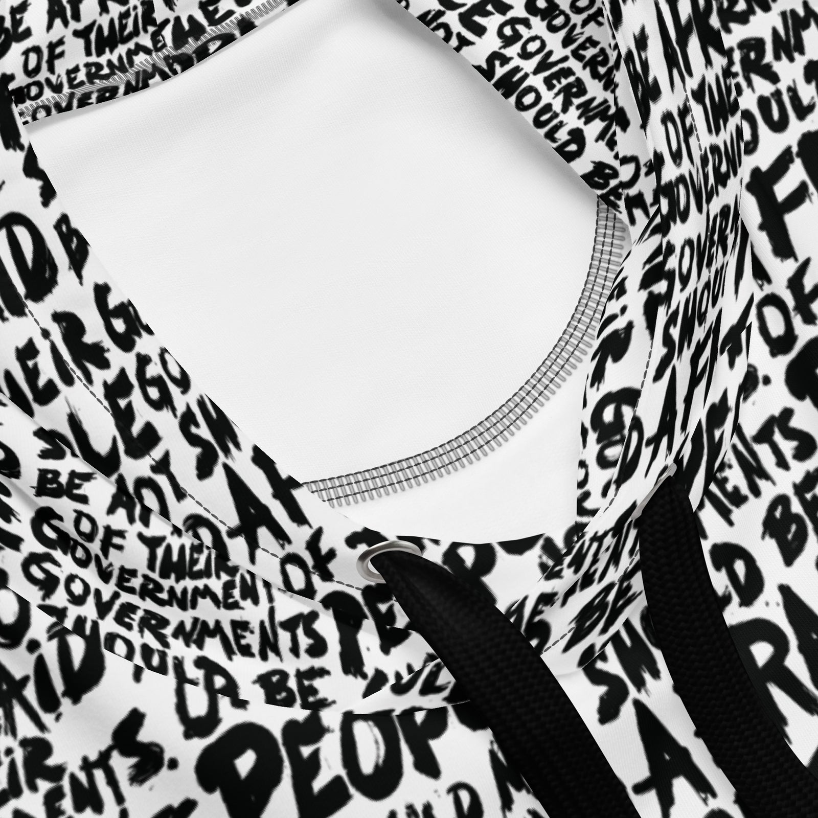 People Should Not Be Afraid of Their Governments Jefferson Quote Hoodie