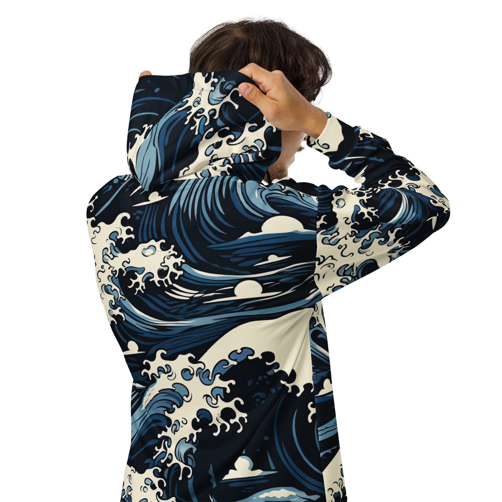 Great Waves zip hoodie