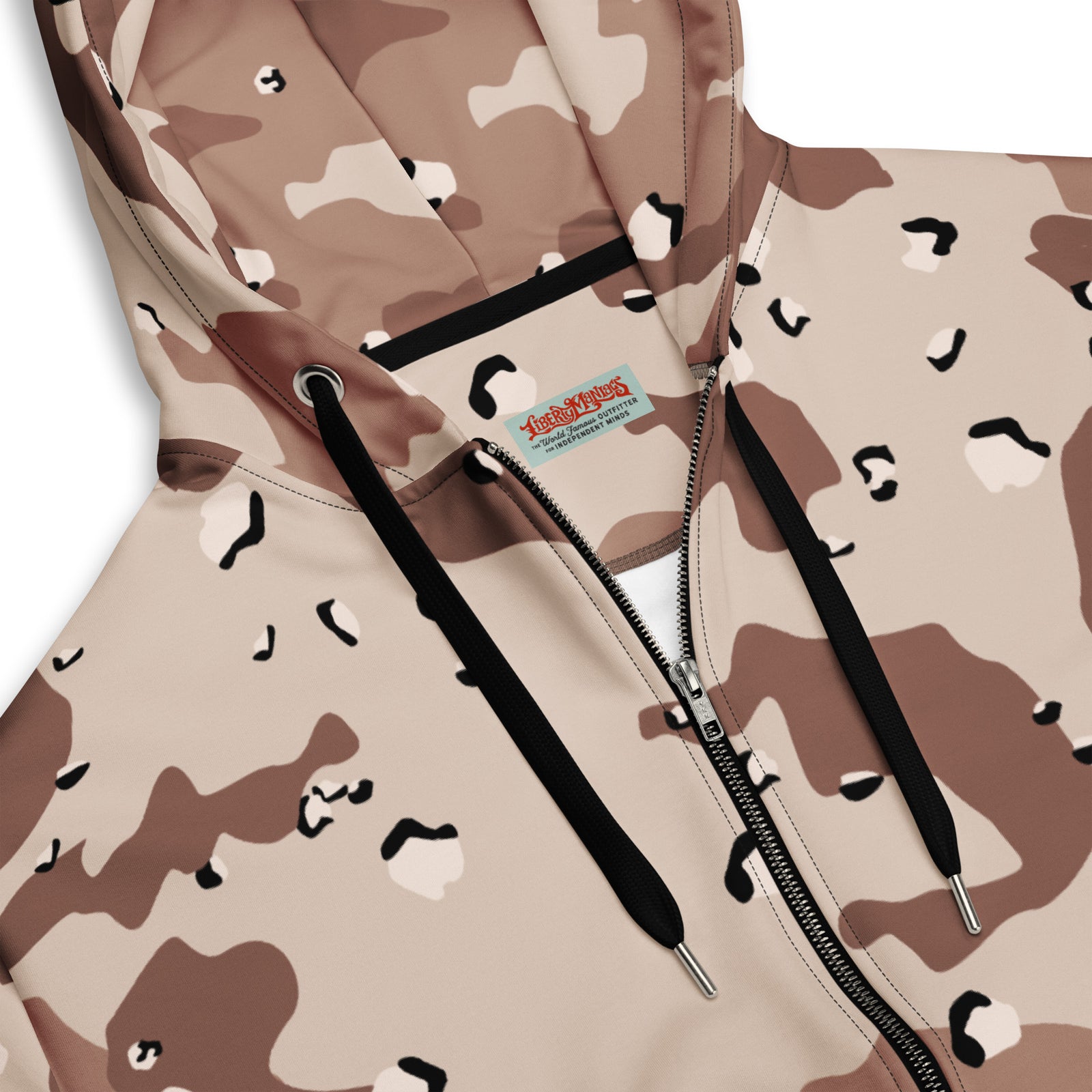 DBDB Desert Camo Handmade Zip Hoodie