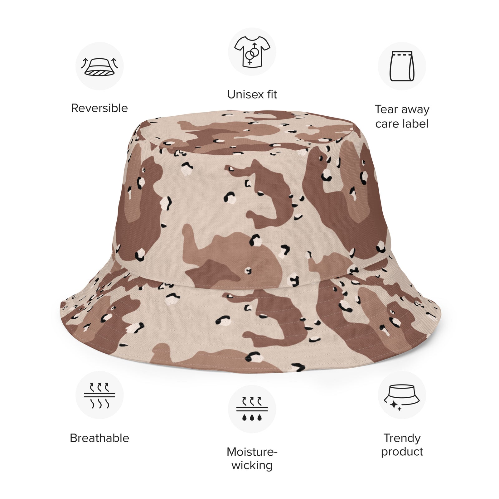 Desert Camo DCU Reversible BucketHat