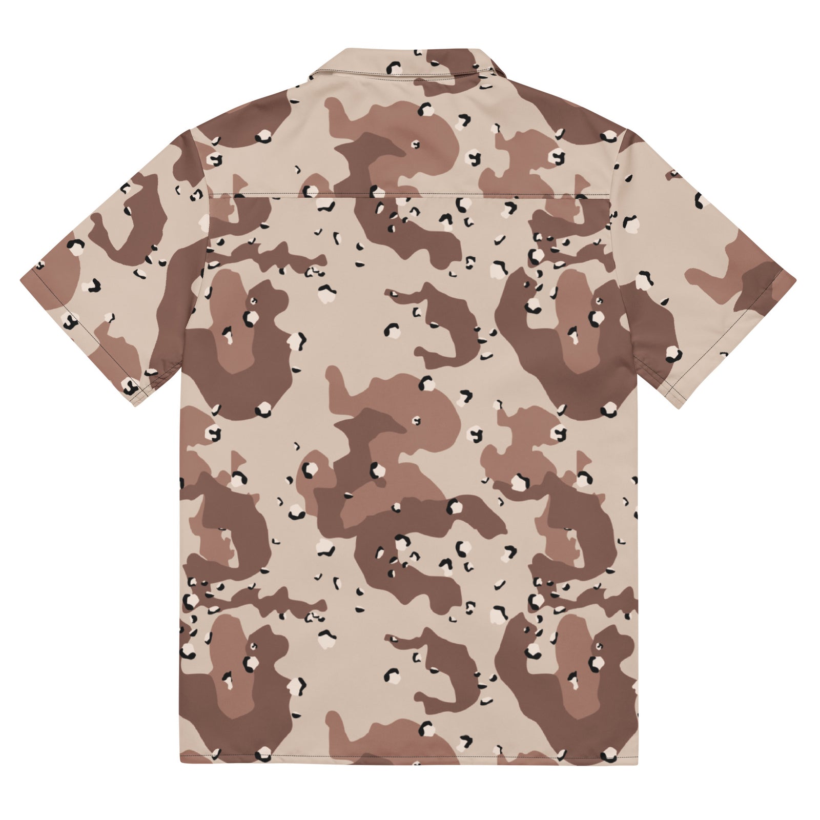 Desert Camouflage Pattern Button-Up Shirt