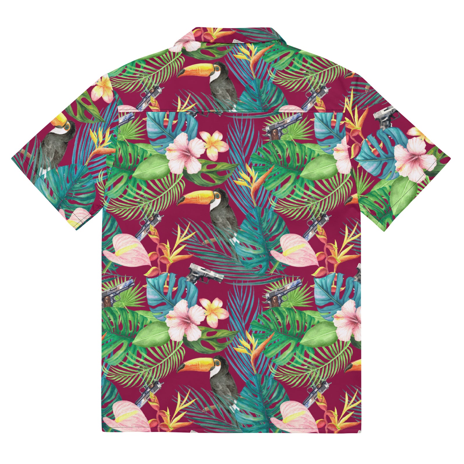 Hibiscus Bang Bang Sunset Hawaiian Shirt