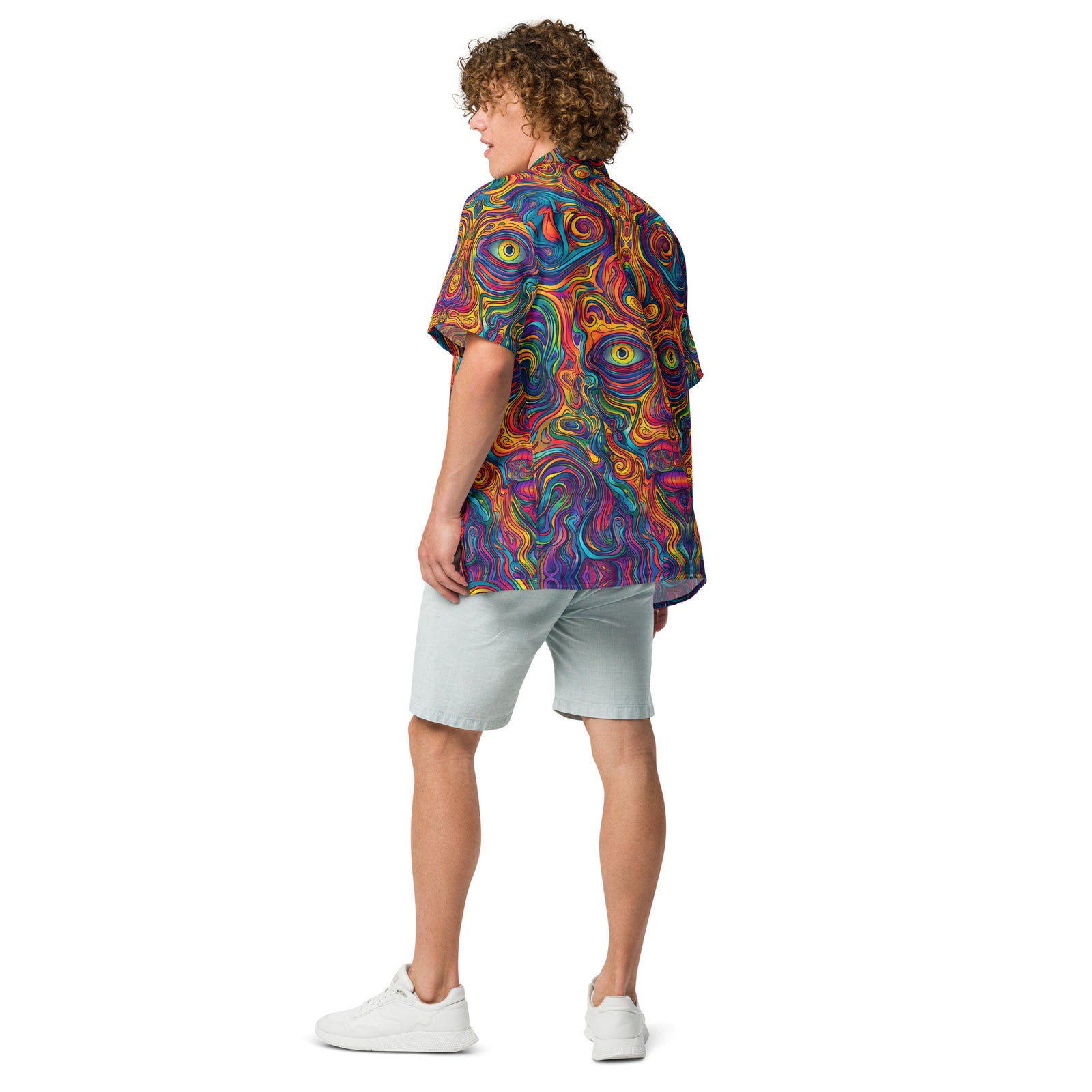 Interdimensional Tripster Machine Elves Button Up Shirt