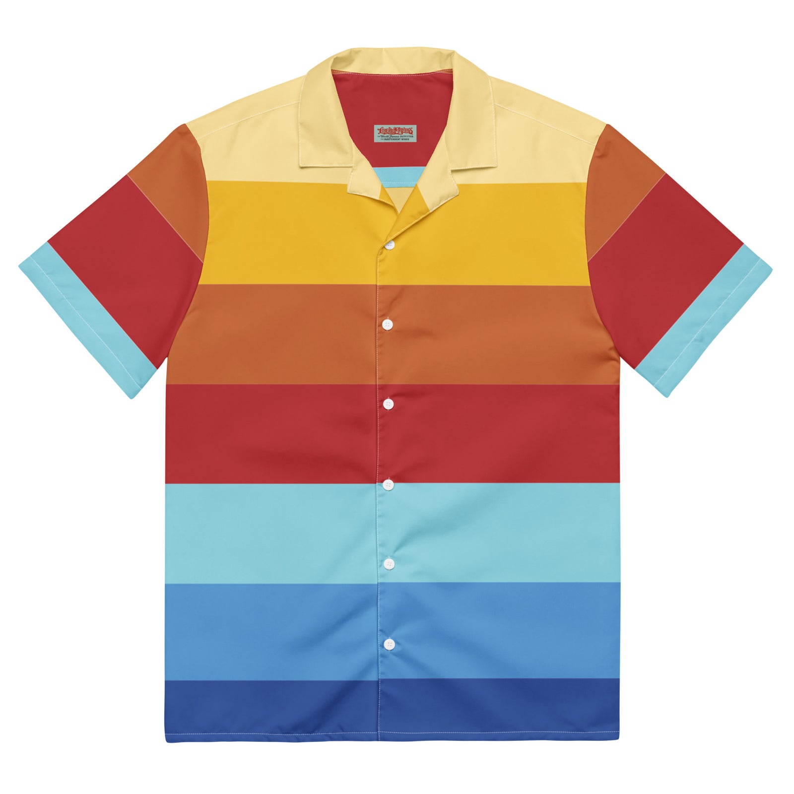 Tequila Sunrise Spectrum Button-Up Shirt