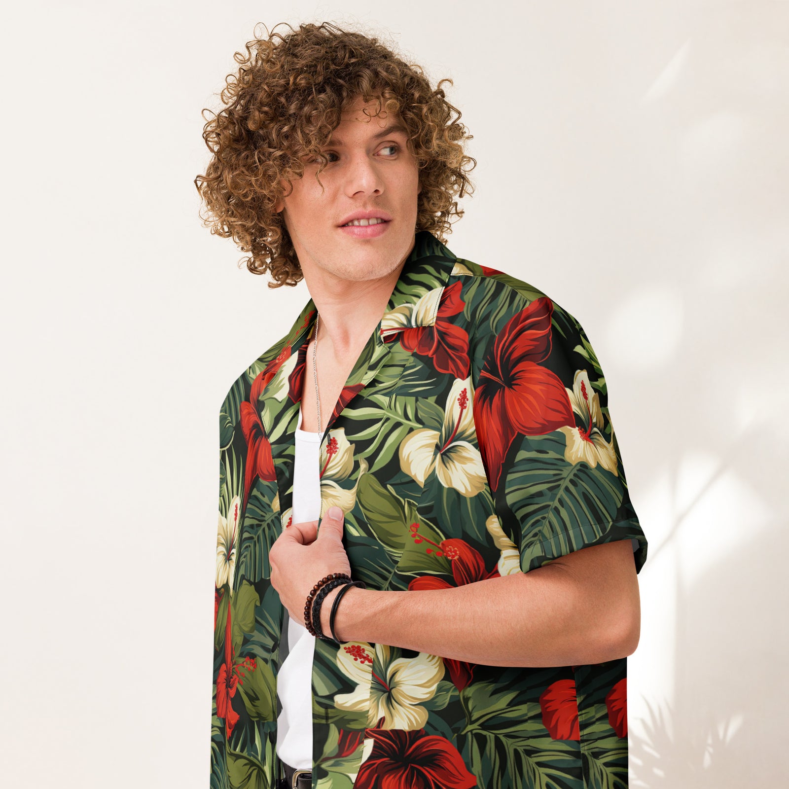 Orchid Odyssey Midcentury Hawaiian Shirt