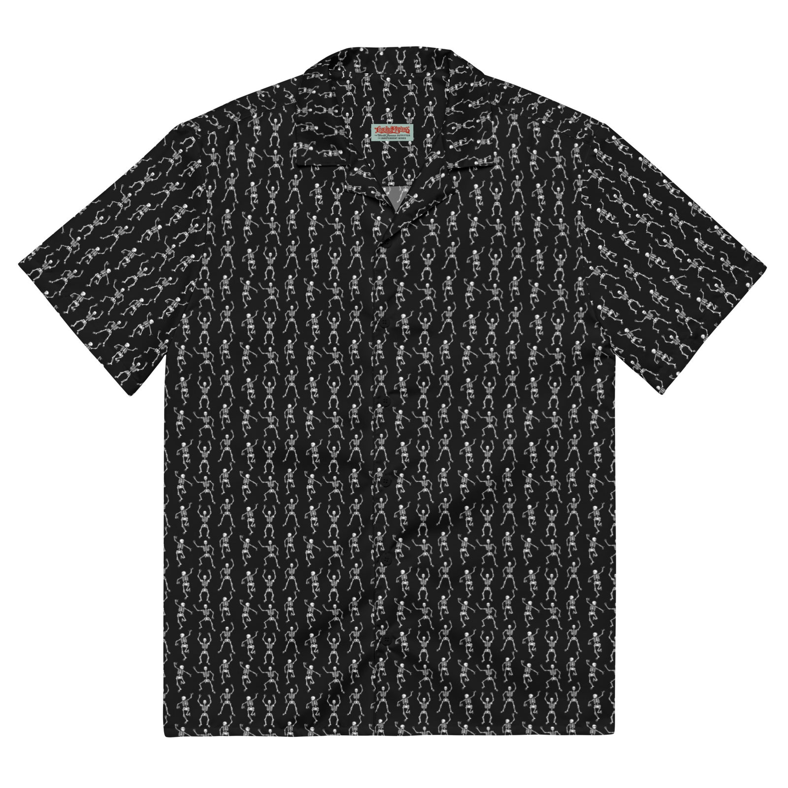Dancing Skeletons Button-Up Shirt