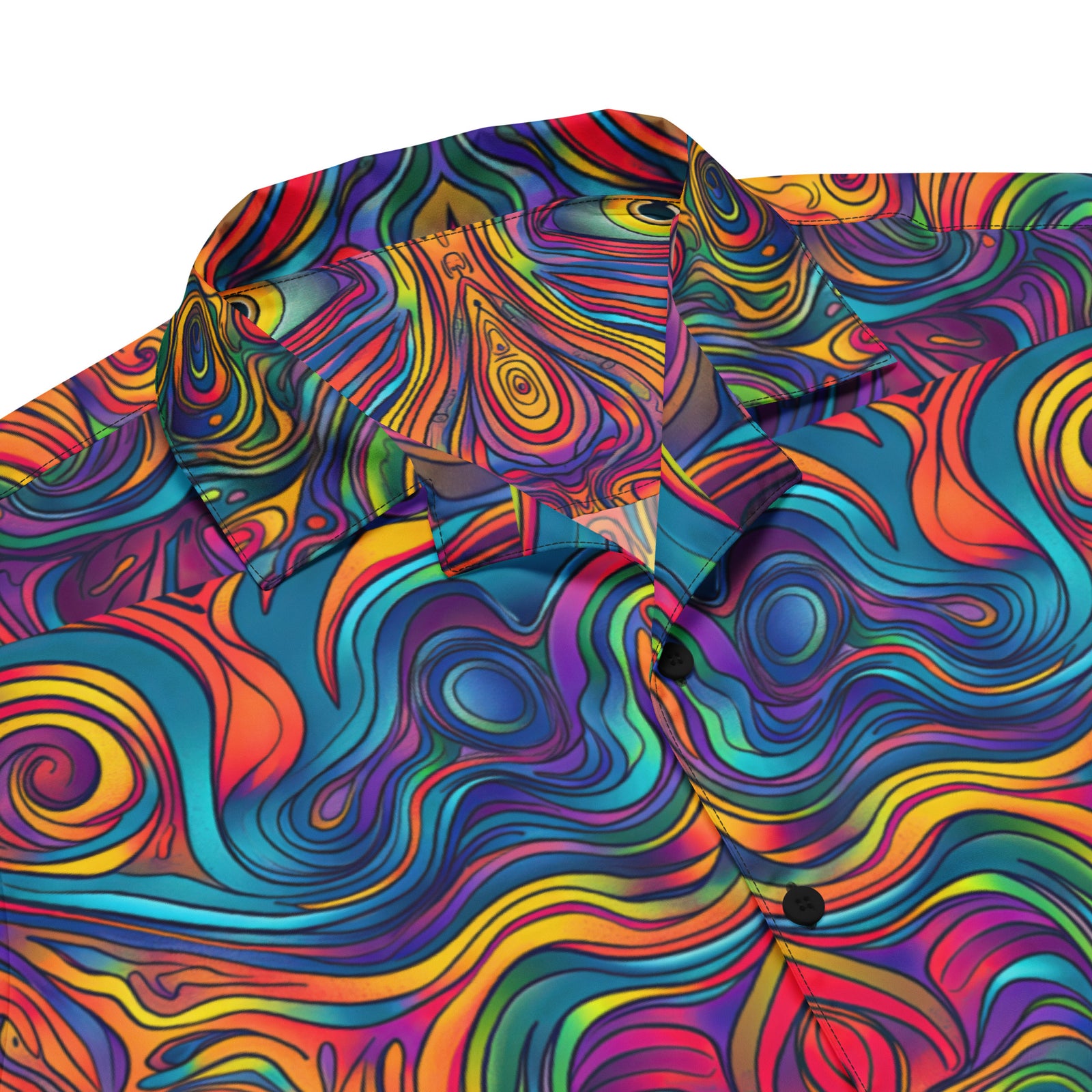 Interdimensional Tripster Machine Elves Button Up Shirt