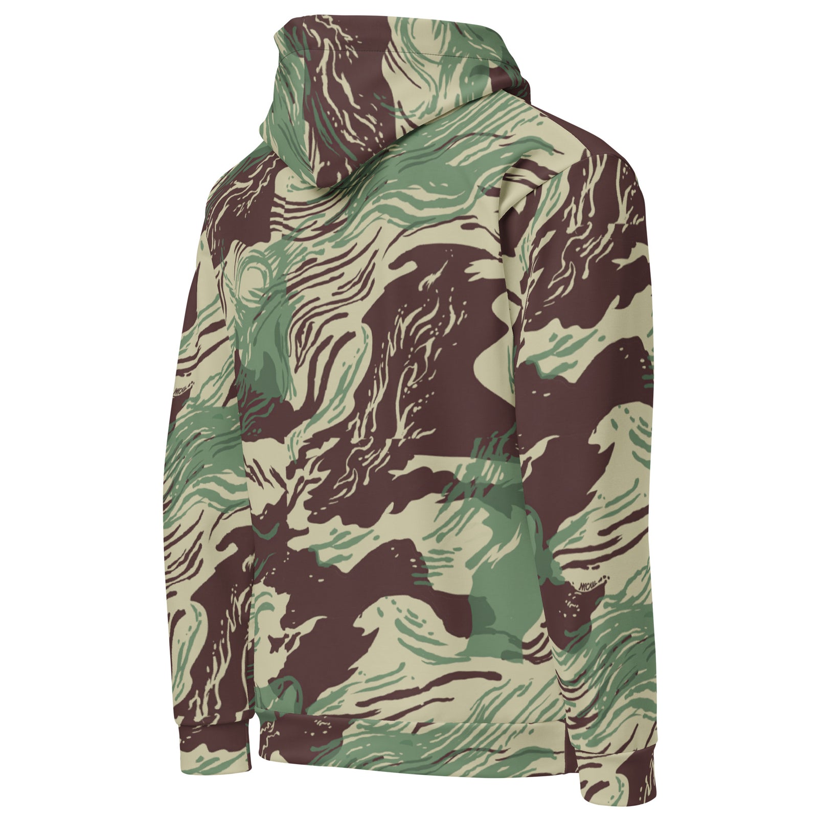 Rhodesian Brushstroke Camo Cotton Hoodie by Liberty Maniacs