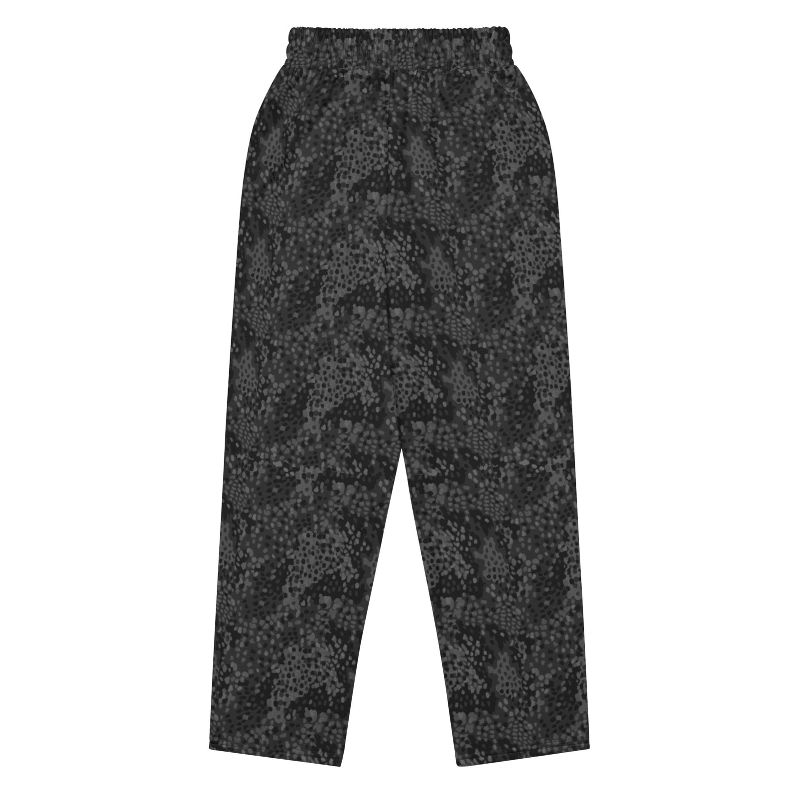 Black Erbsenmuster Pea Pattern Wide-leg Joggers