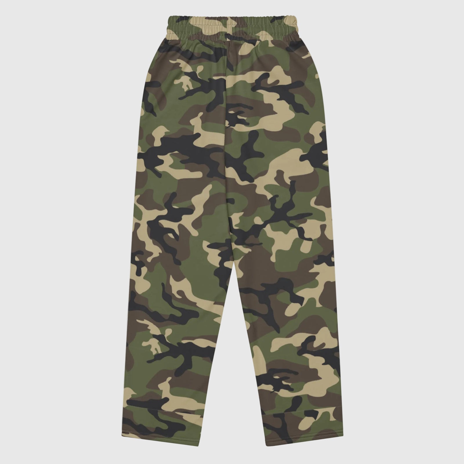 Woodland Duck Camo Wide-leg Track Pants