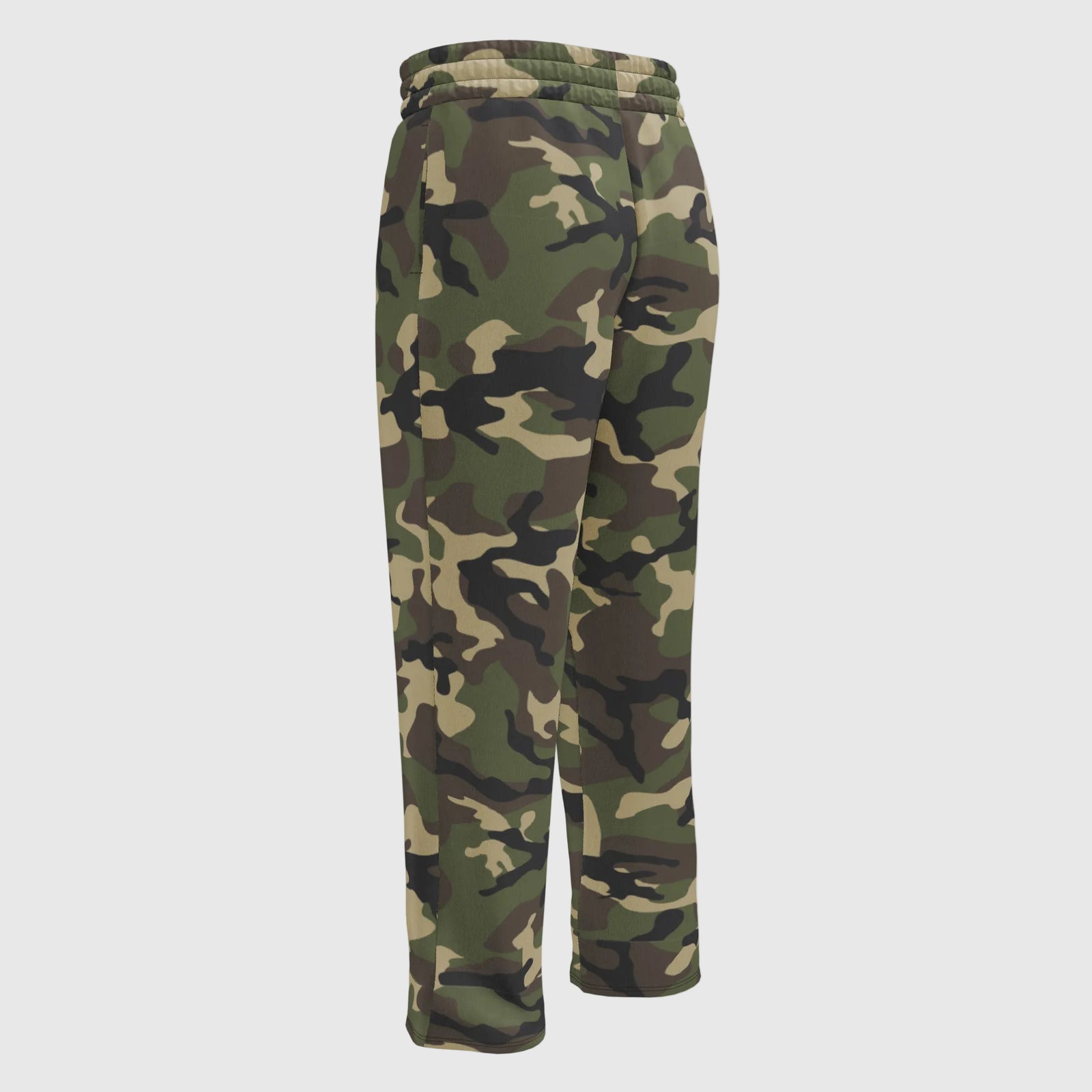 Woodland Duck Camo Wide-leg Track Pants