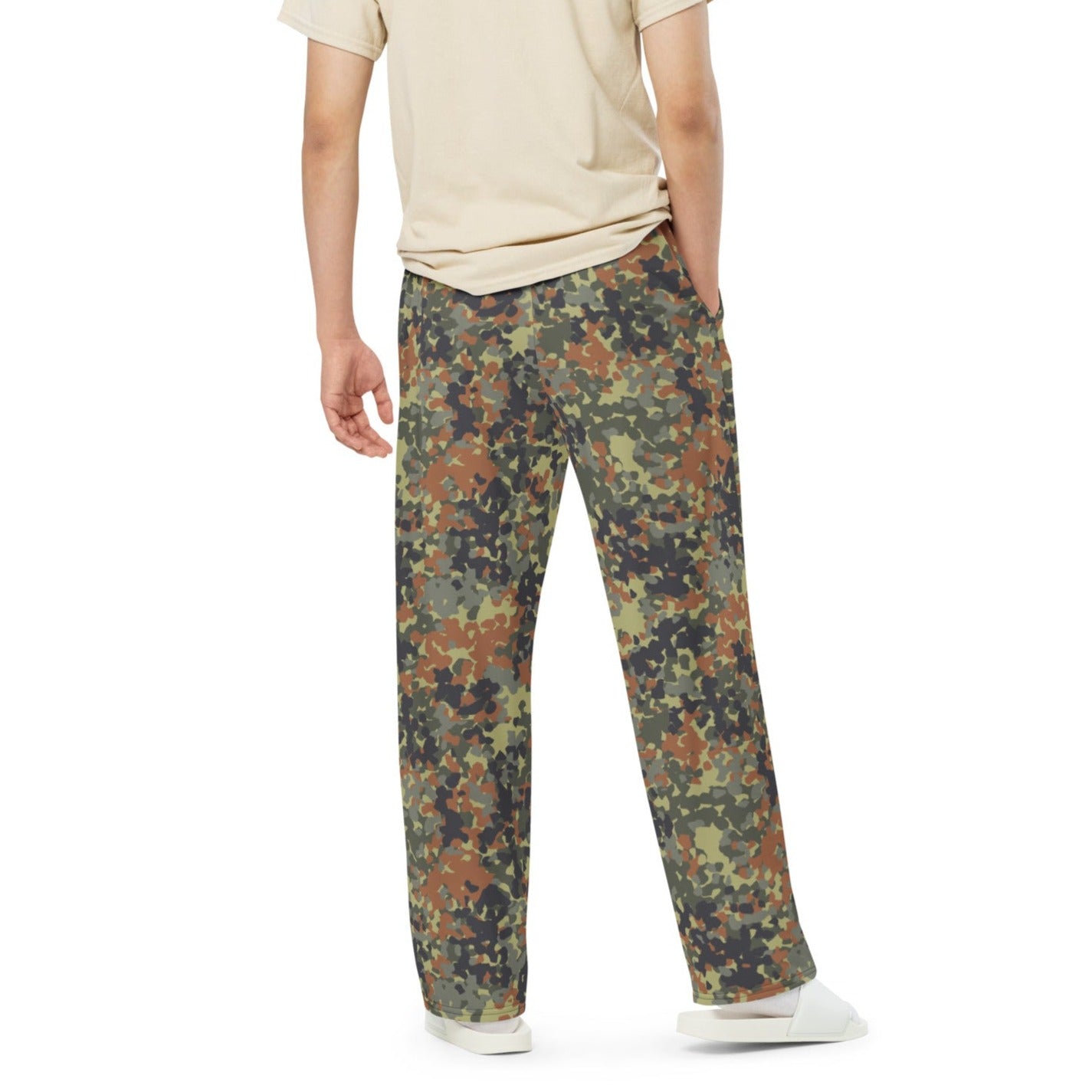 Flecktarn Reconnaissance Camo Wide-leg Pants