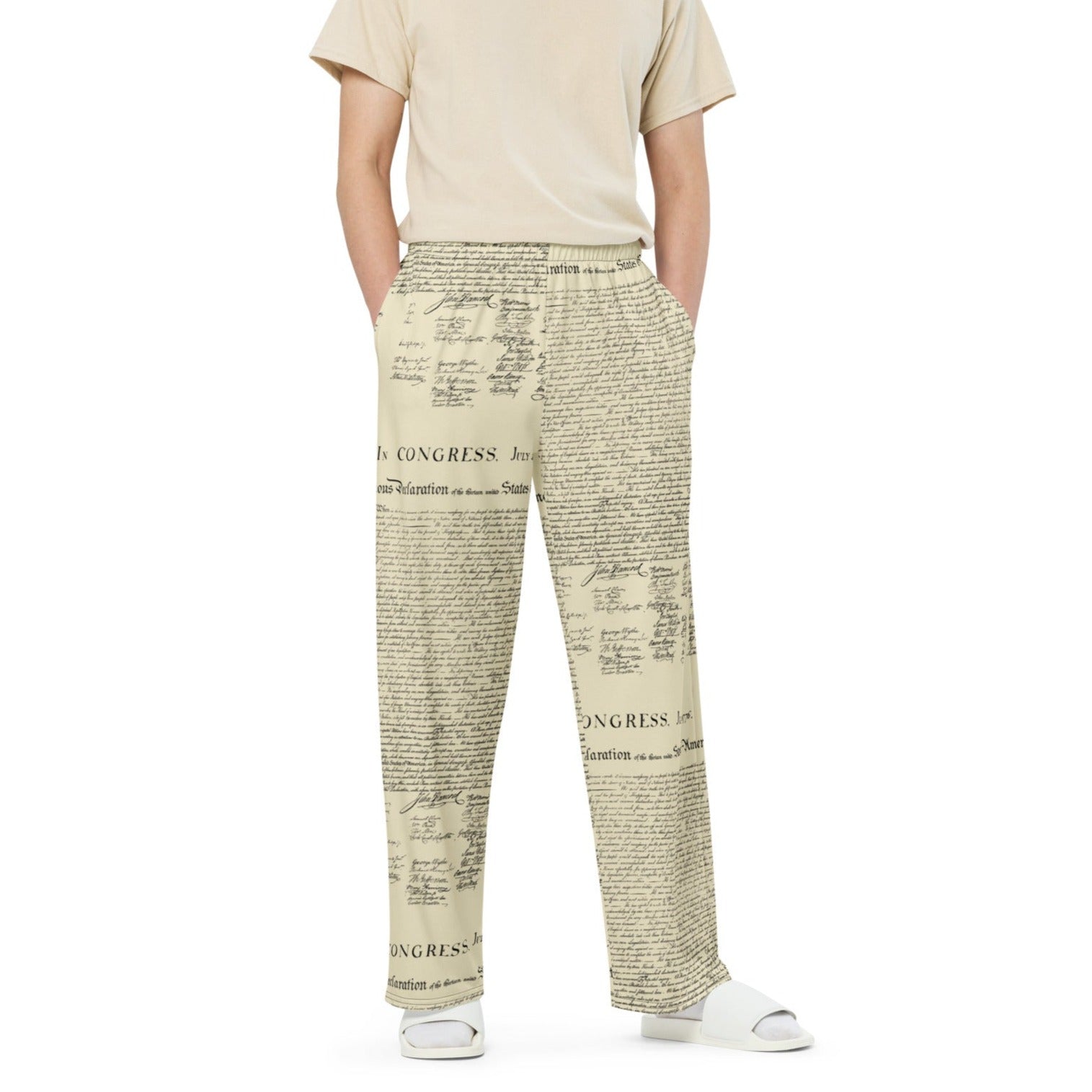 Declaration of Independence Wide-leg Pants