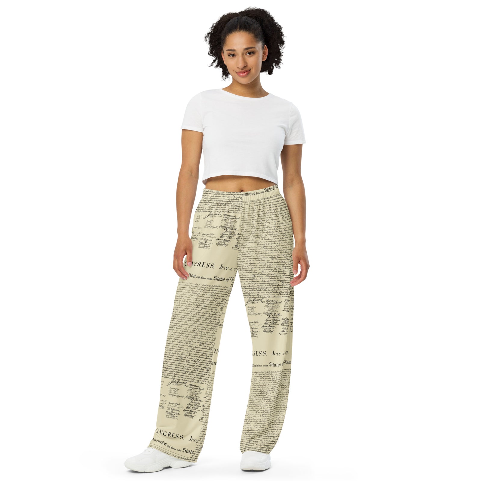 Declaration of Independence Wide-leg Pants