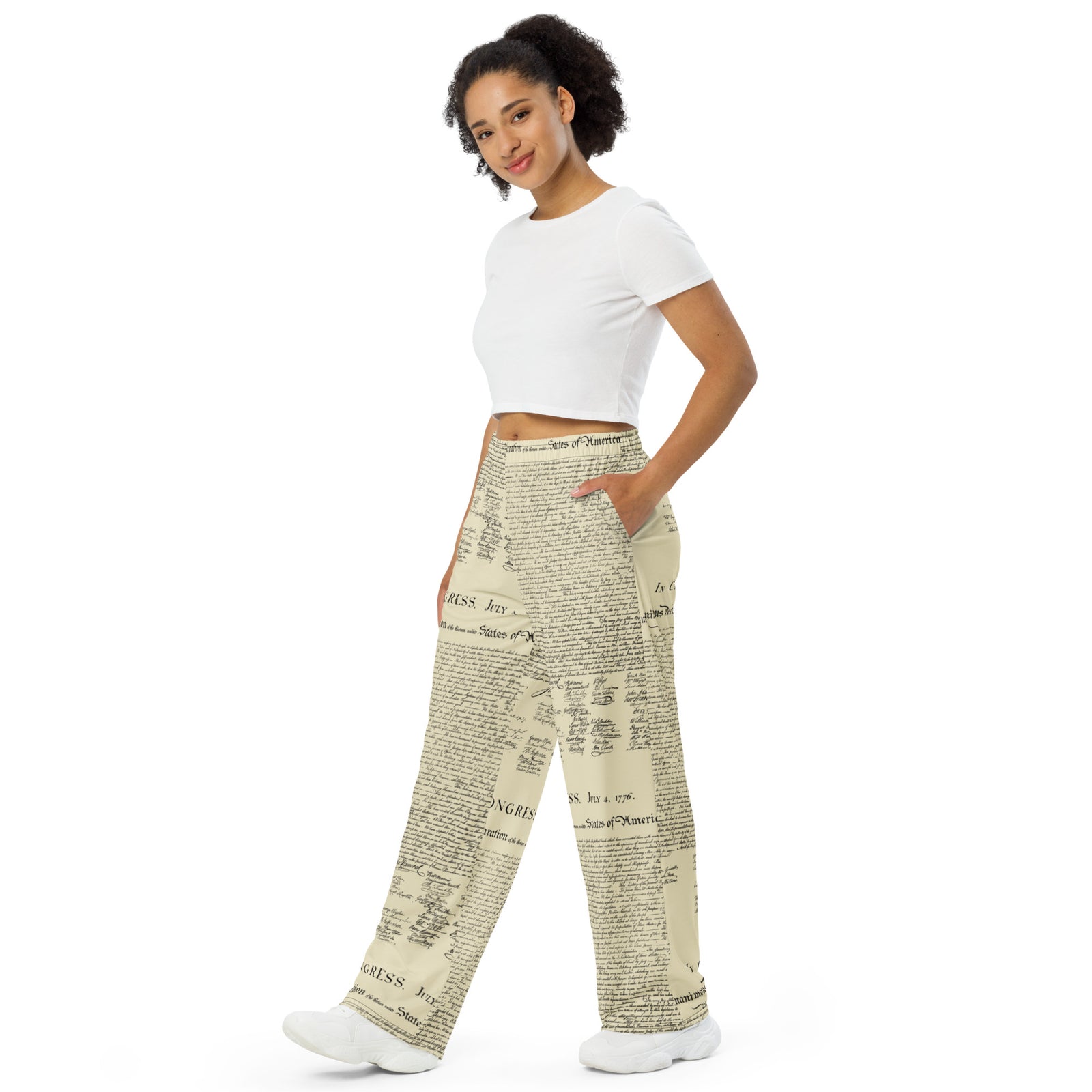 Declaration of Independence Wide-leg Pants