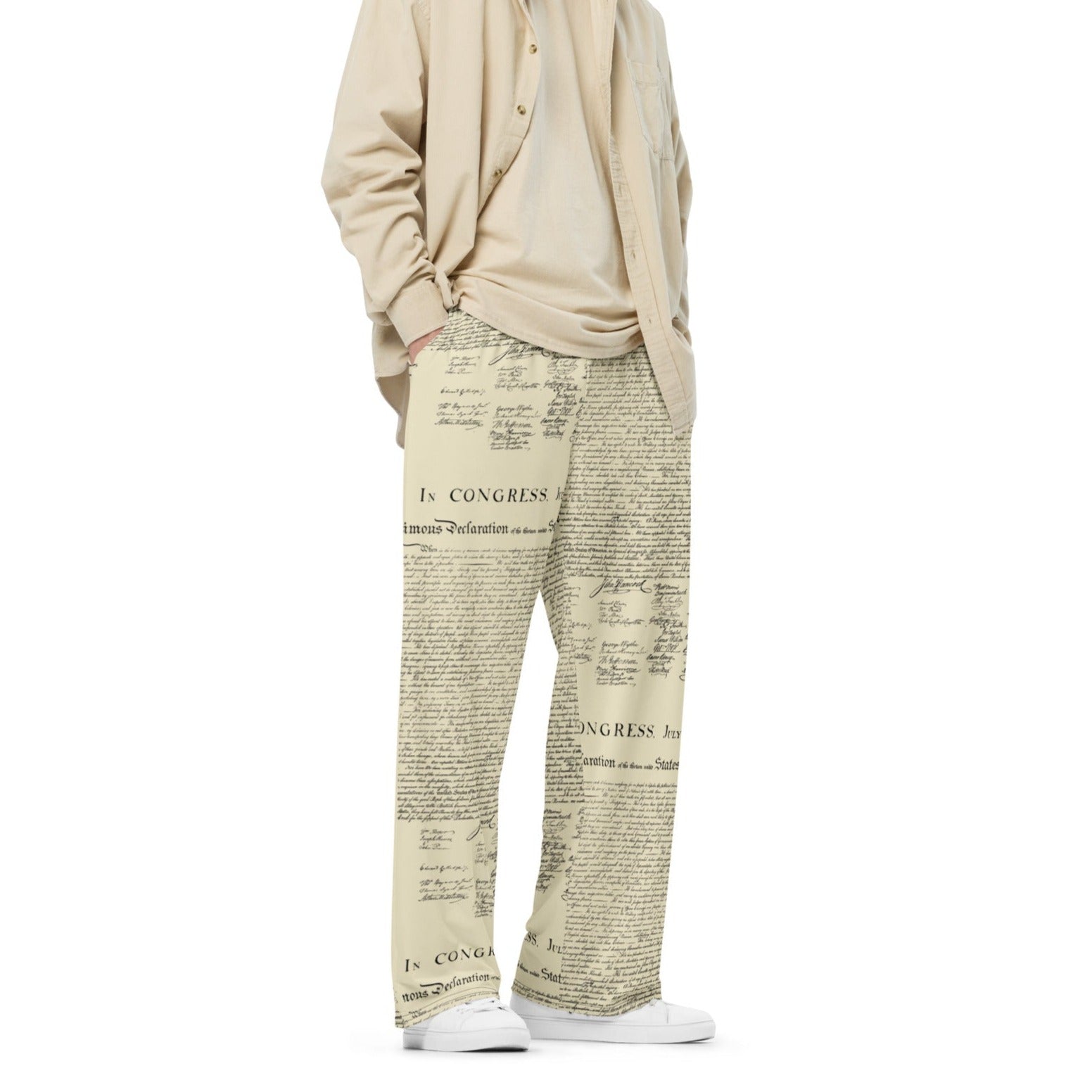 Declaration of Independence Wide-leg Pants