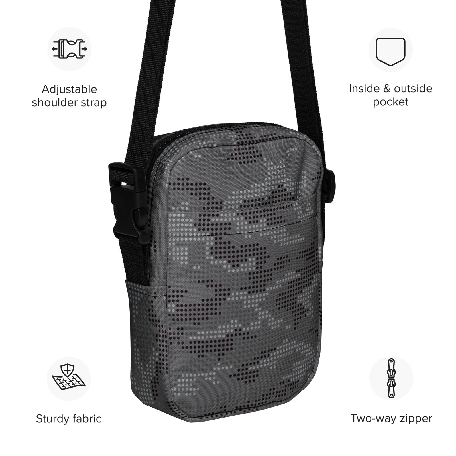 Night Operations Digital Camo Utility crossbody bag