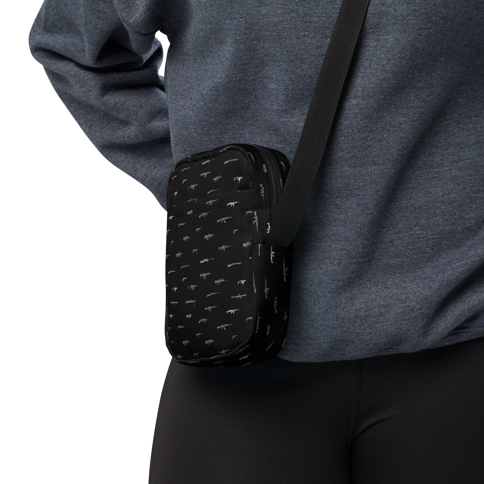 Arsenal Pattern Utility Crossbody Bag