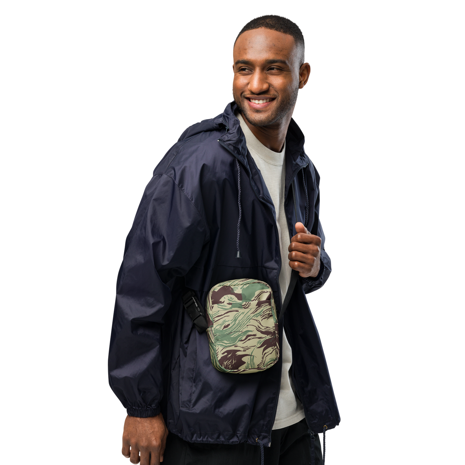 Rhodesian Brushstroke Camo Crossbody Bag